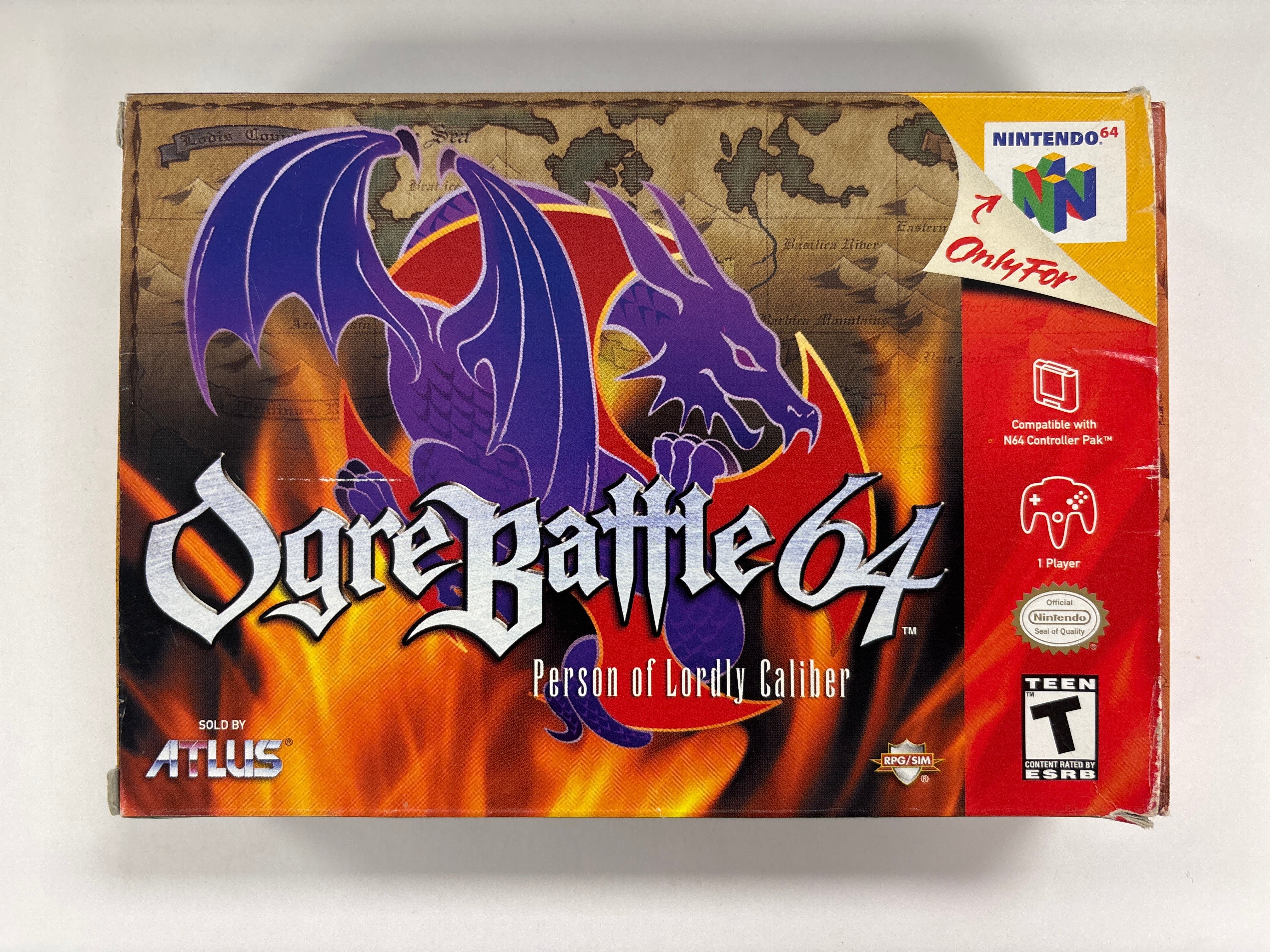 Ogre Battle 64 - Nintendo 64 N64 Box & Manuals Only No Game - Image 2