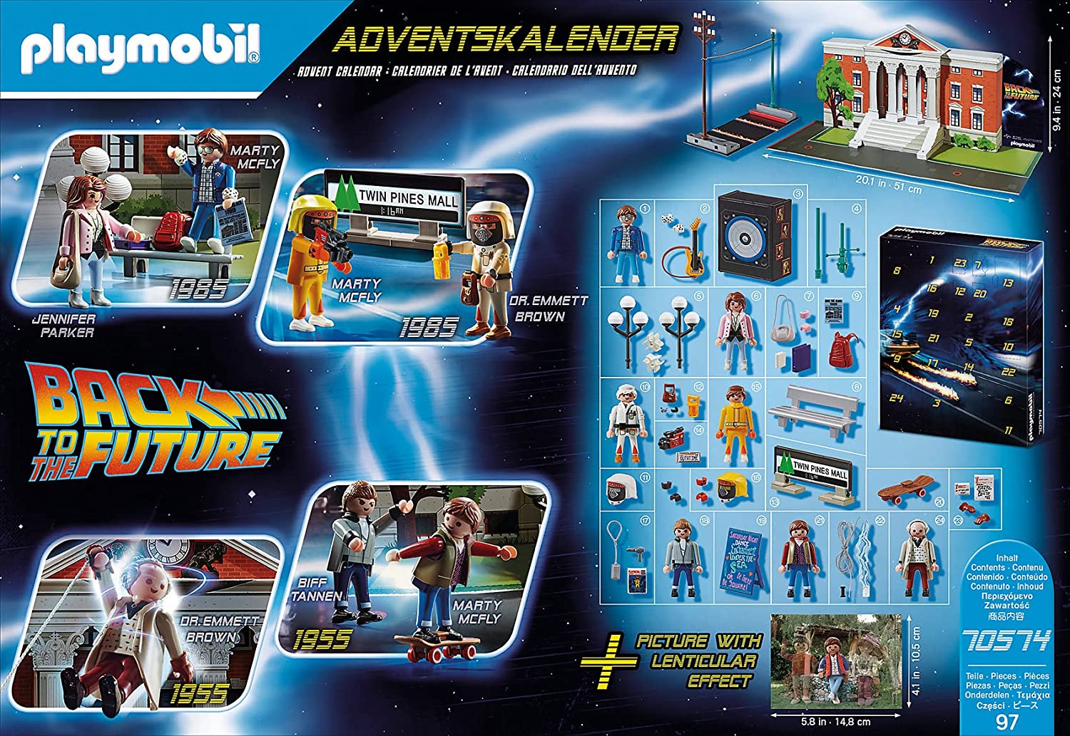 PLAYMOBIL Back To The Future Advent Calendar 70574 - Image 2