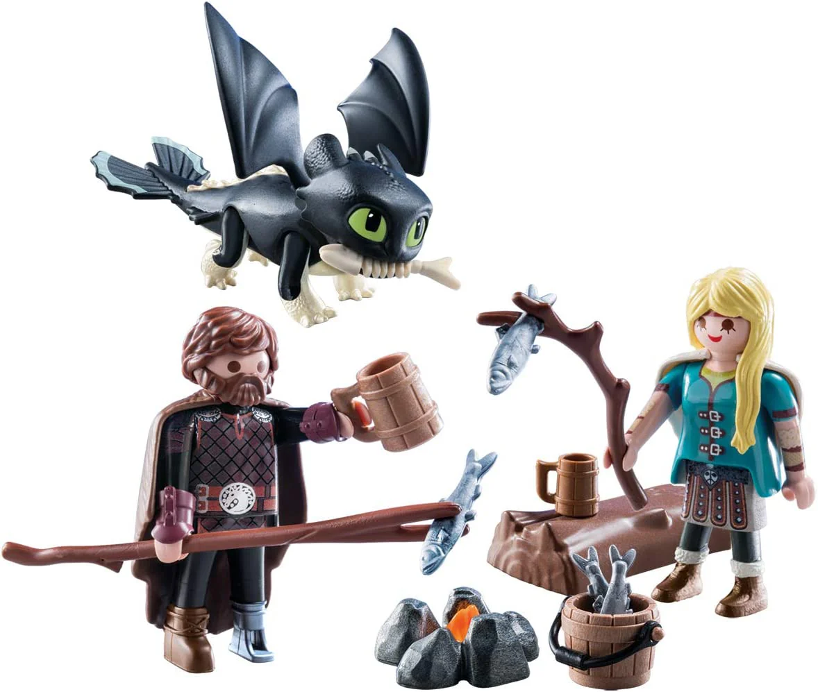 PLAYMOBIL How to Train Your Dragon III Hiccup & Astrid 70040 - Image 2