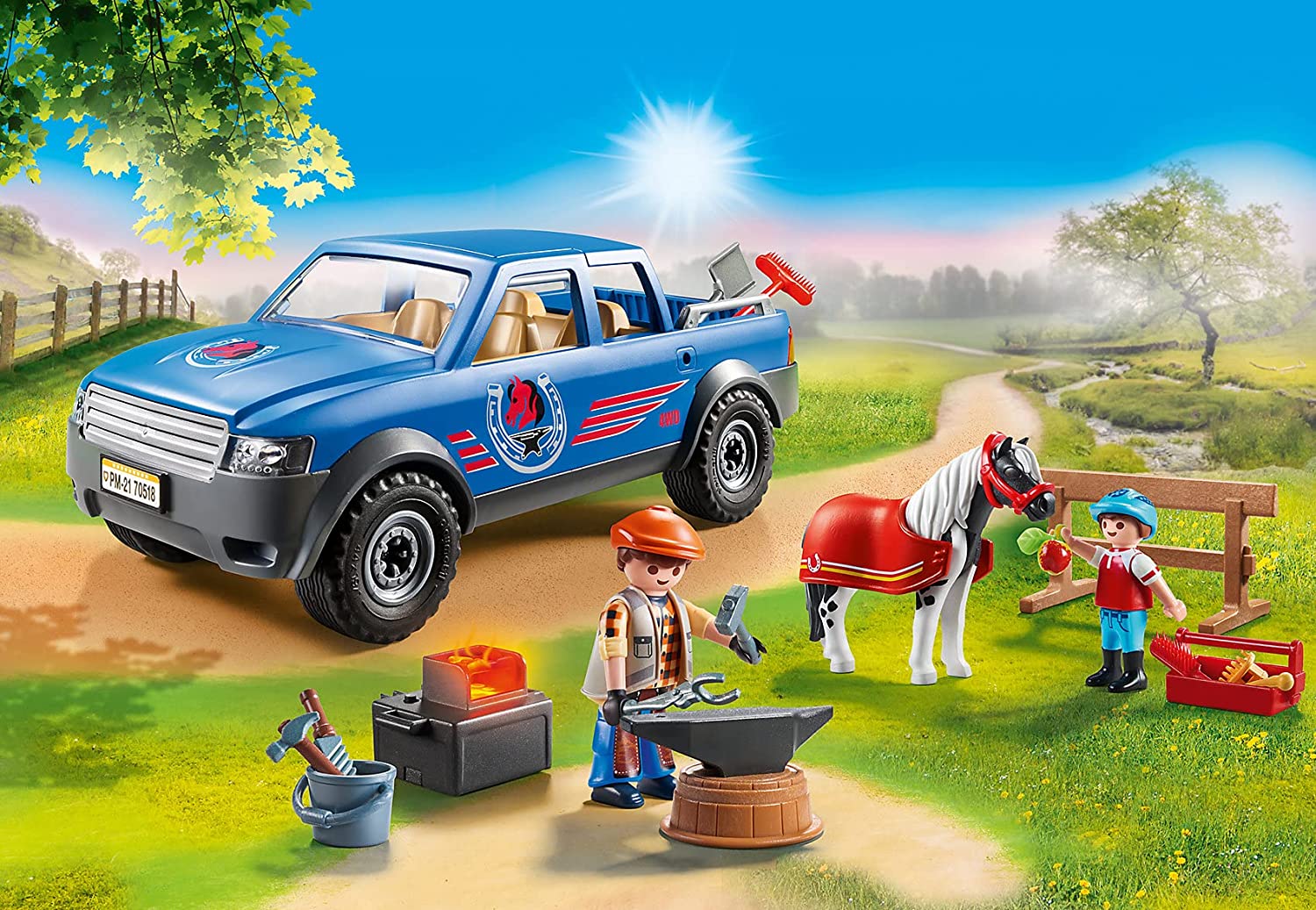 PLAYMOBIL Mobile Farrier 70518 - Image 2