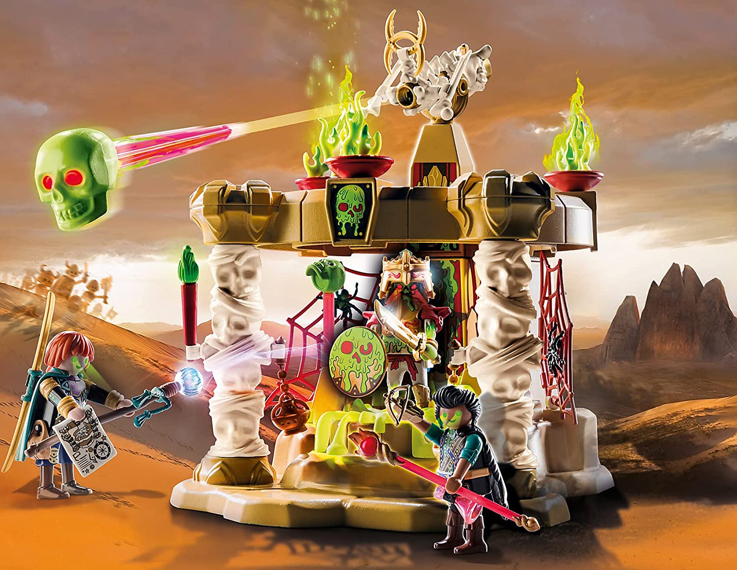 PLAYMOBIL Sal'ahari Sands Skeleton Army Temple 70751 - Image 2