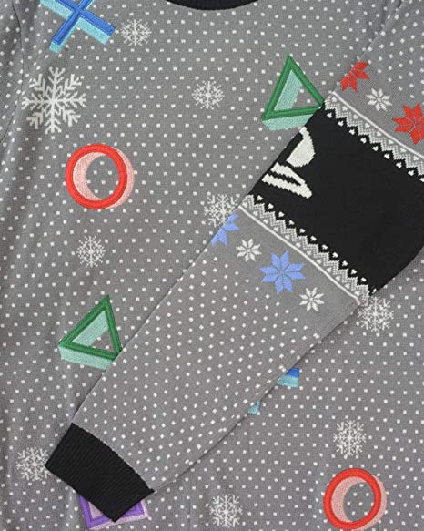 PlayStation Symbols Jumper / Ugly Christmas Sweater - XS - Image 3