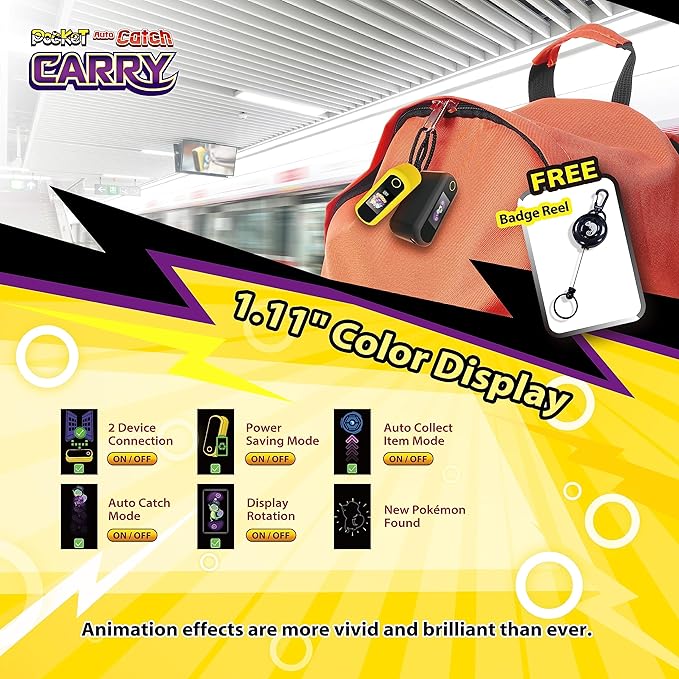Pocket Auto Catch Carry Pokemon Go - Black - Image 6