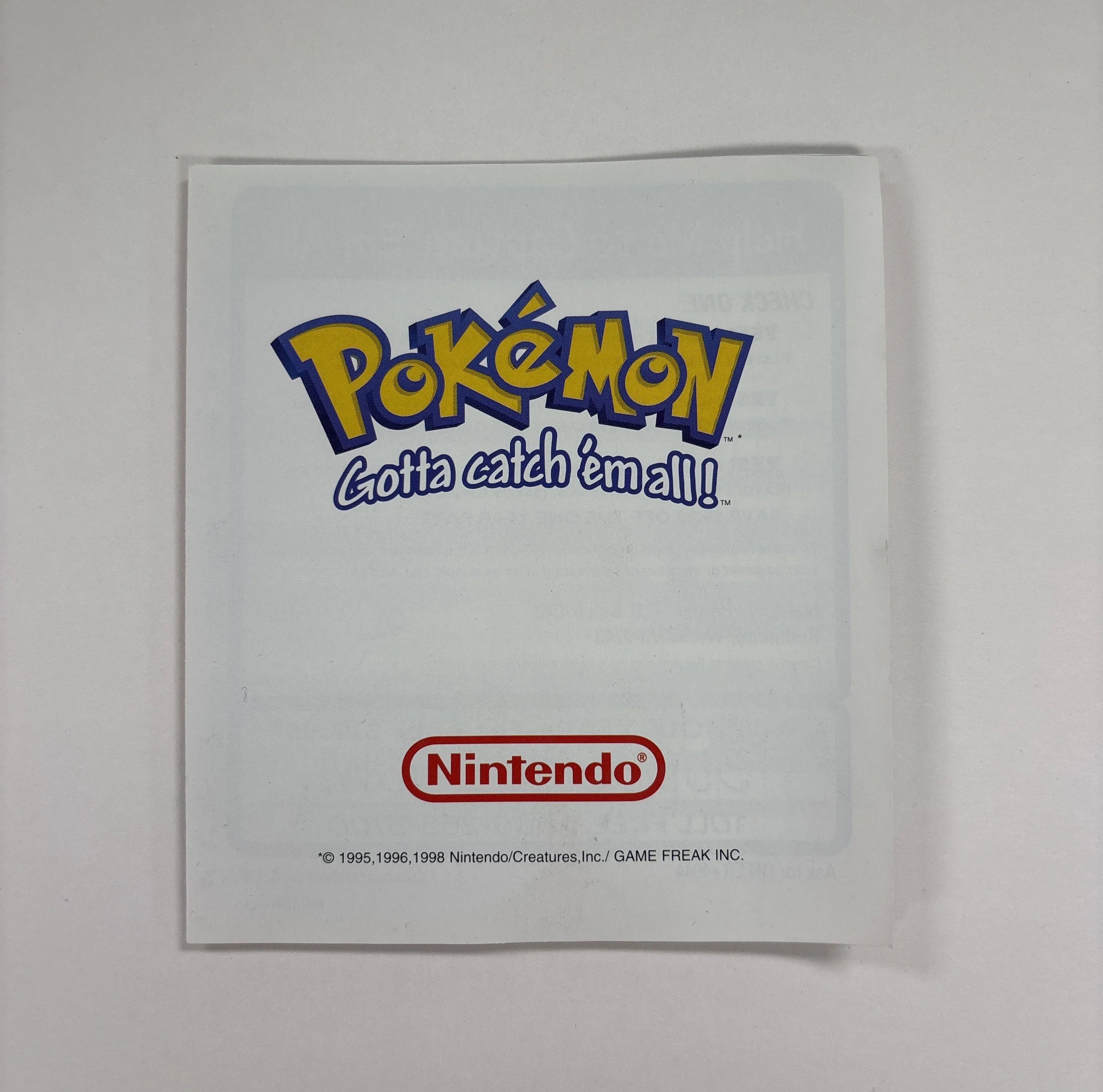 Pokemon Blue Version - Game Boy Box & Inserts Only No Game or Manual - Image 8
