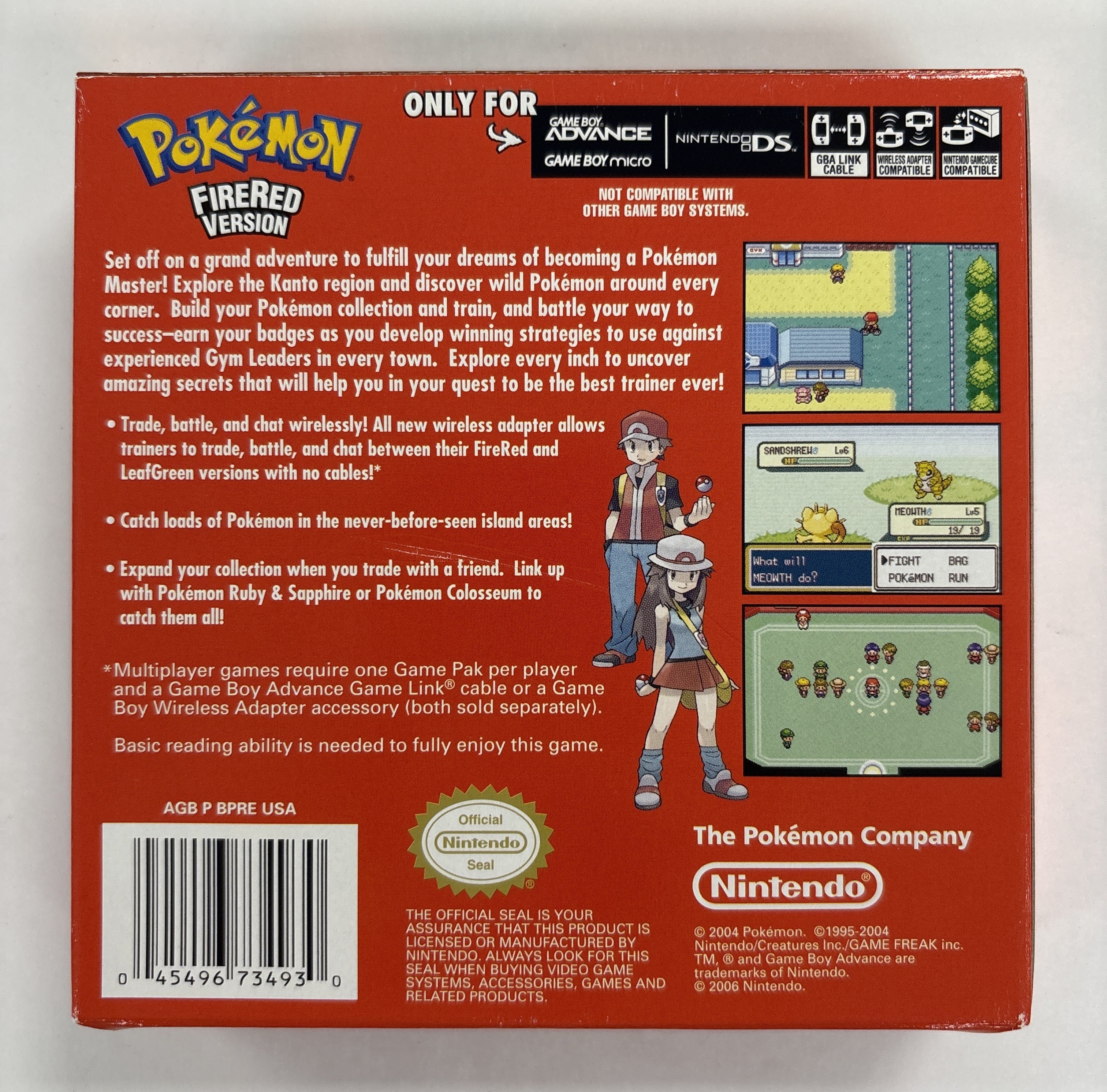 Pokemon FireRed Version Game Boy Advance Box Only No Manuals or Game - Image 2