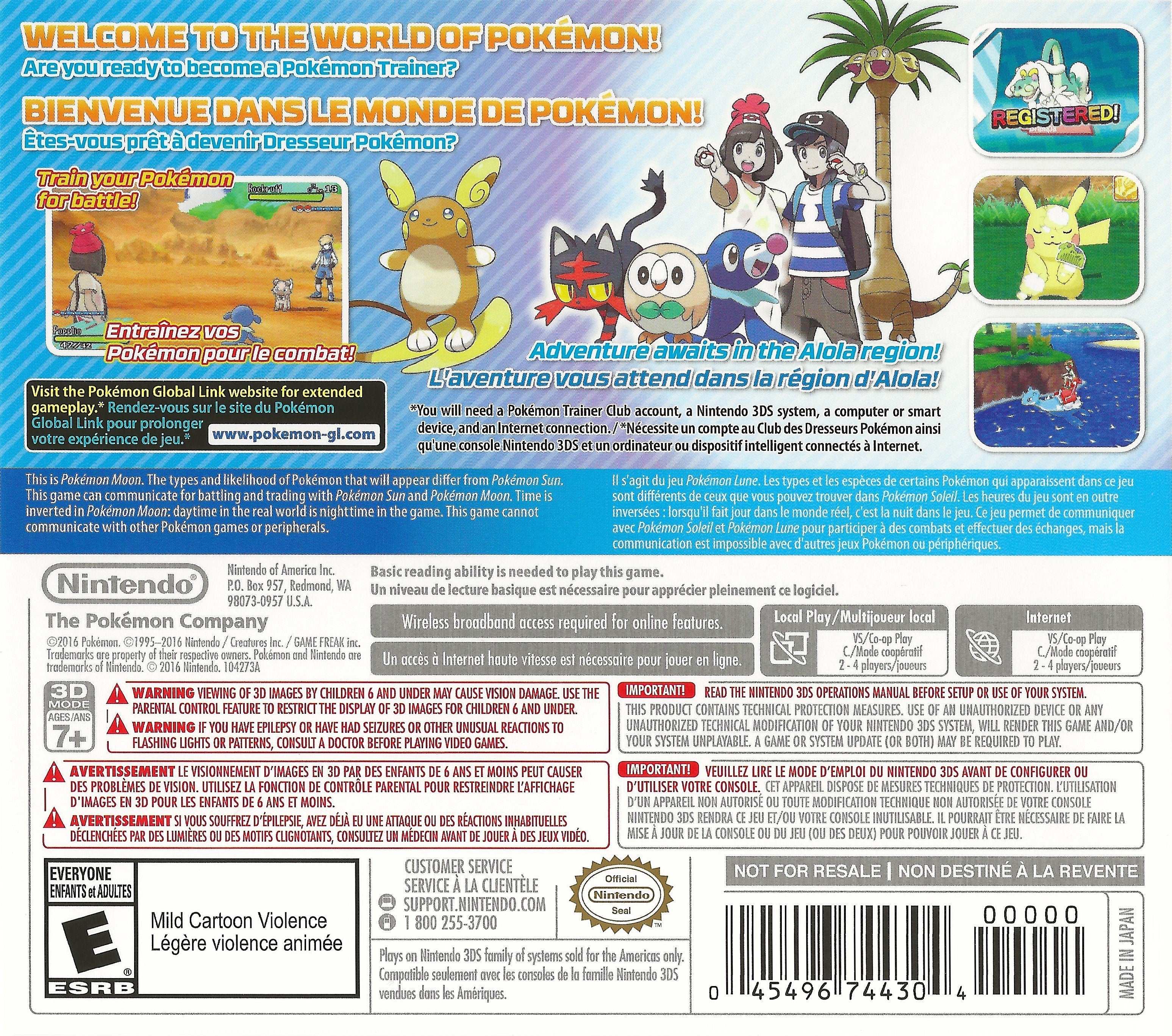 Pokemon Moon [World Edition] [New Condition] - Image 2