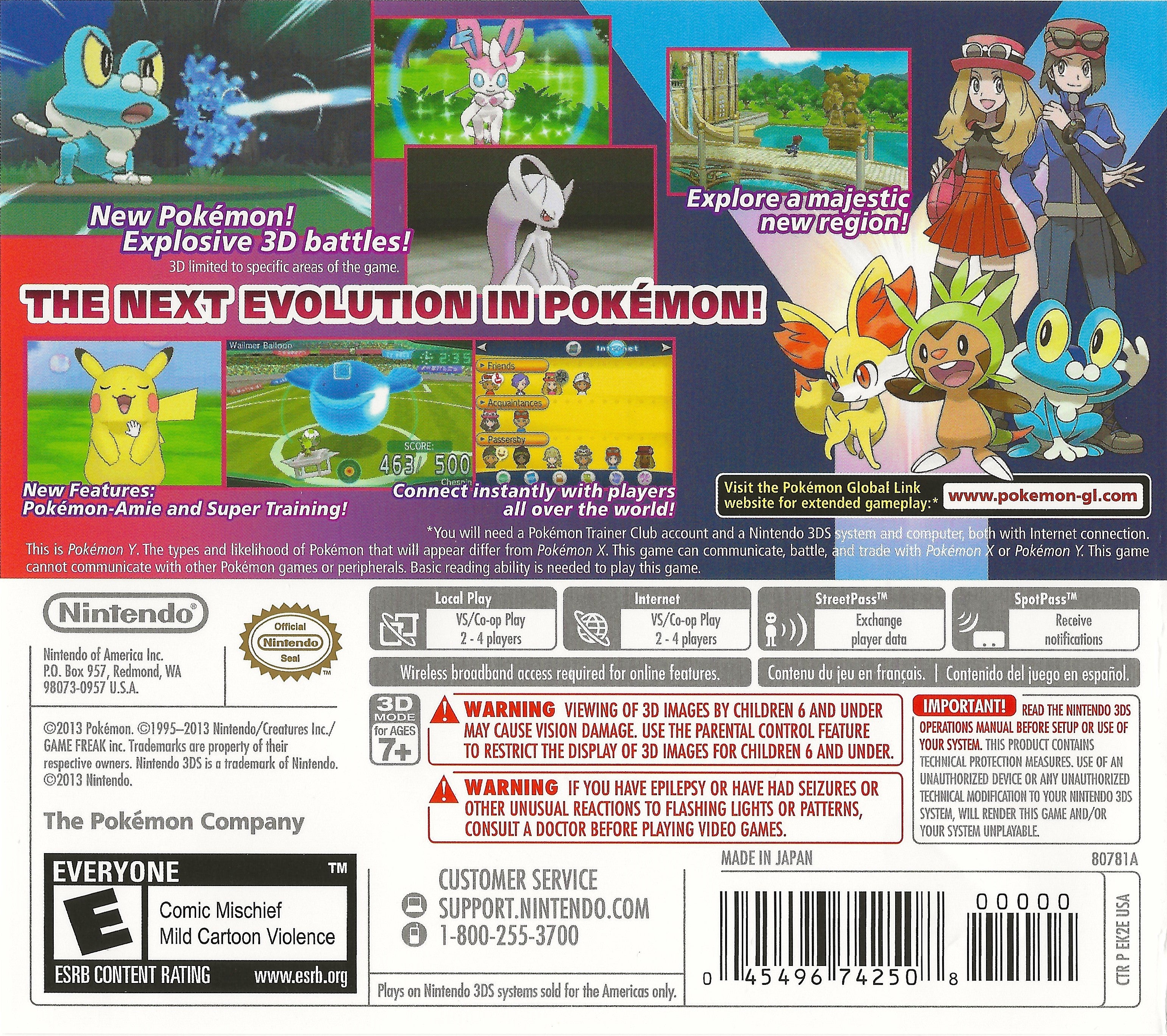 Pokemon Y [New Condition] - Image 2