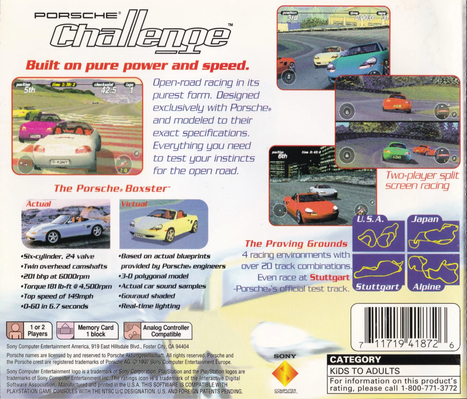 Porsche Challenge - PlayStation - Image 2