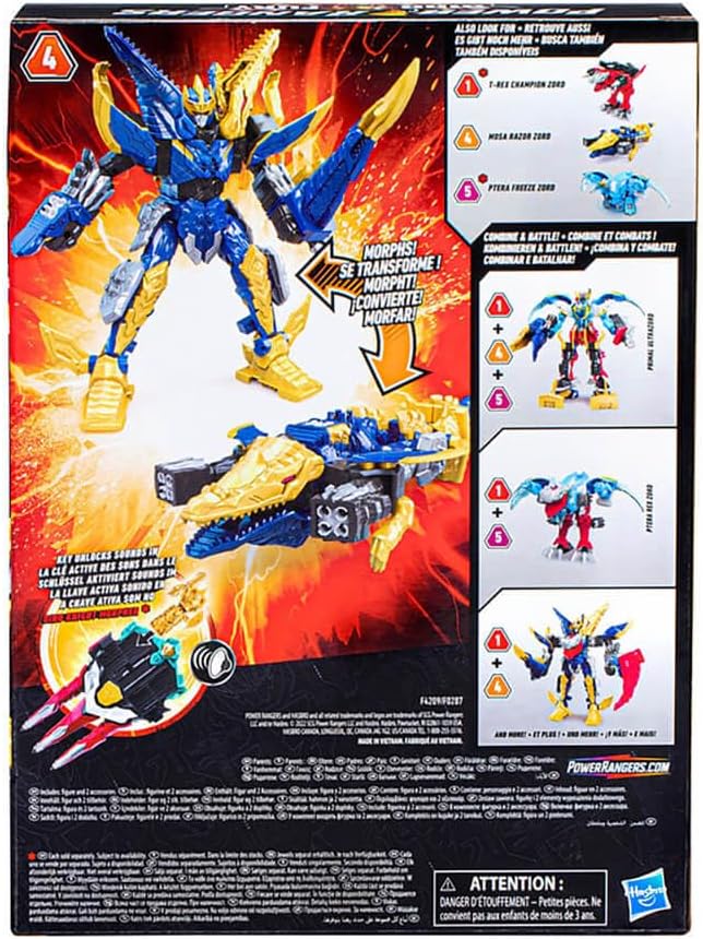 Power Rangers Dino Fury Mosa Razor Zord Combining Zord - Image 4