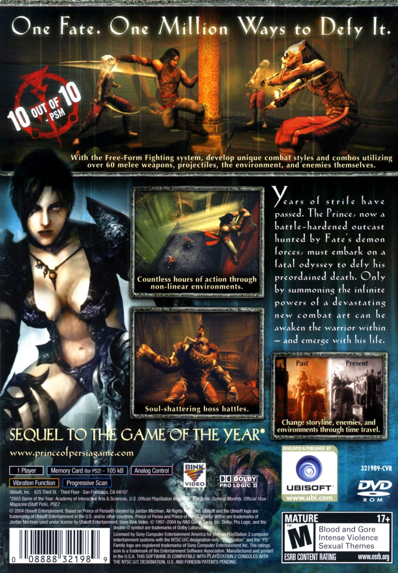 Prince of Persia: Warrior Within - PlayStation 2 - Image 2