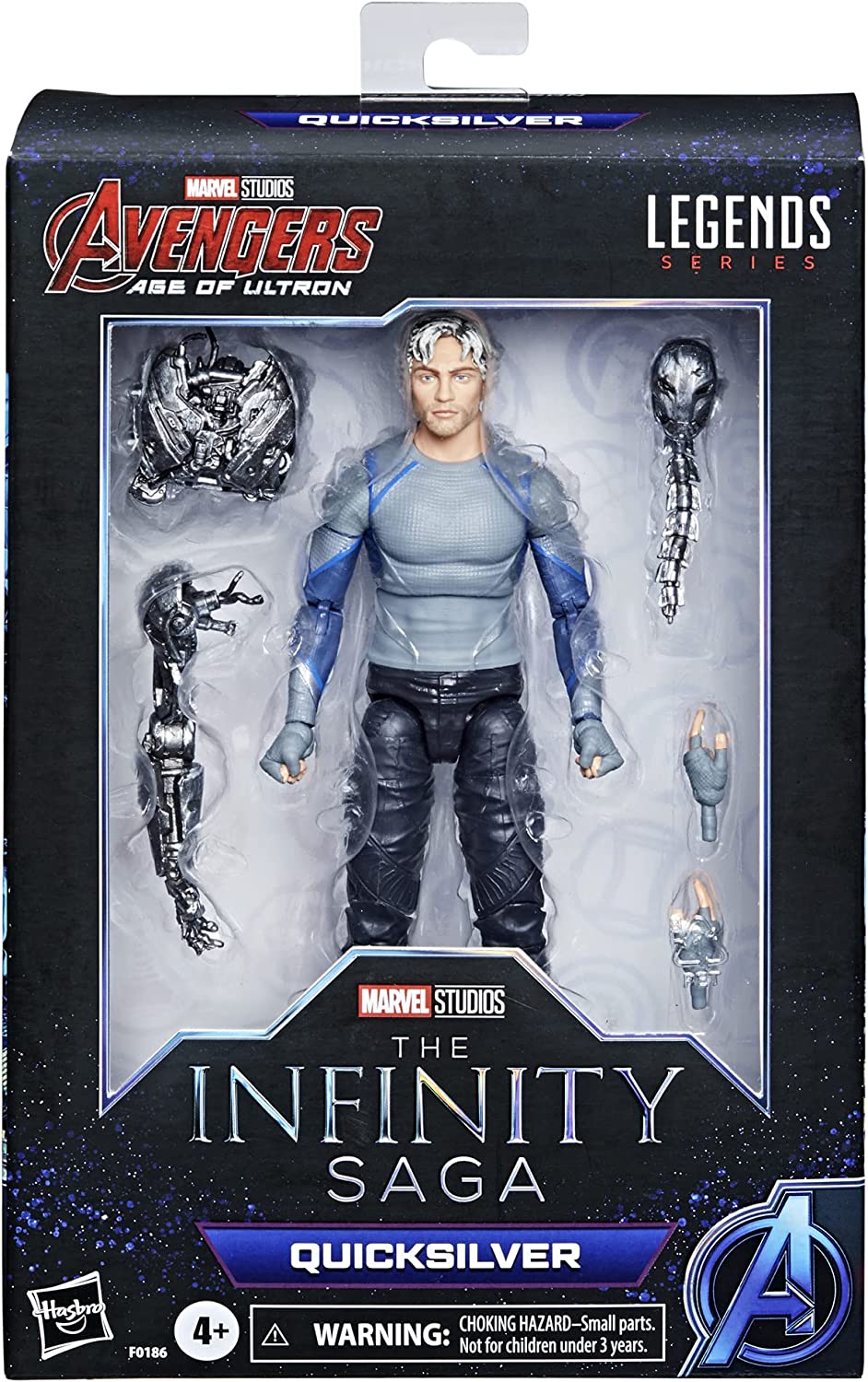 Quicksilver - Marvel Avengers: Age of Ultron Legends Series 6" Action Figure - Image 2