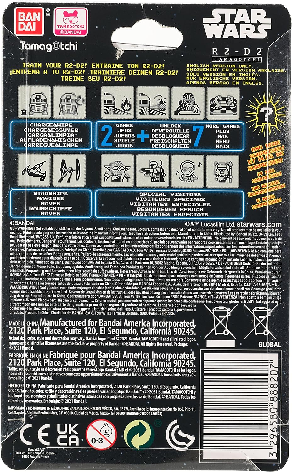 Tamagotchi - Star Wars: R2-D2 Classic White Digital Pet - Image 4
