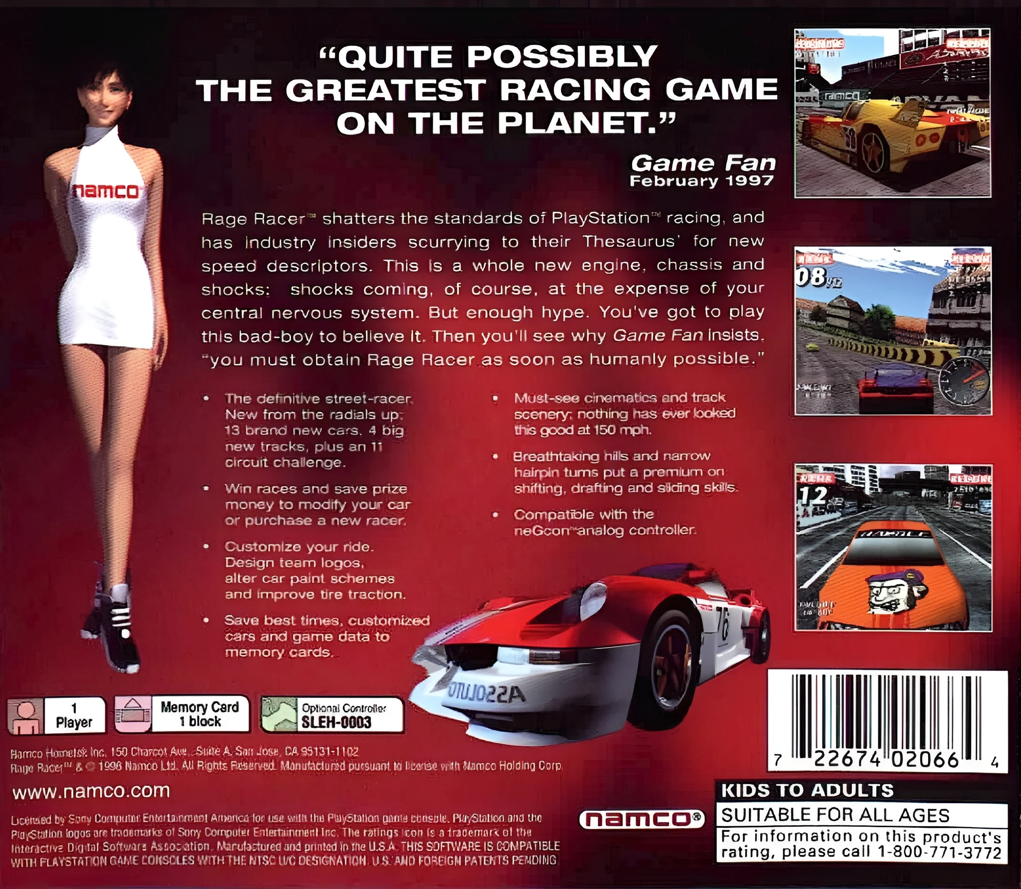 Rage Racer - PlayStation - Image 2