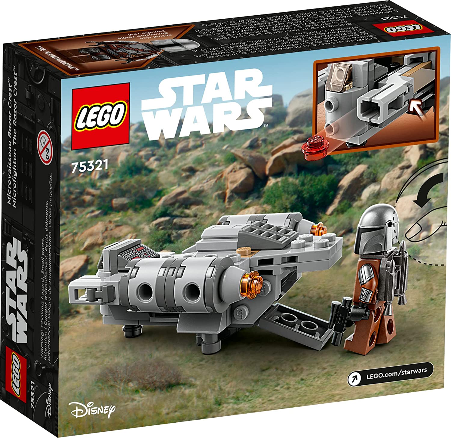 LEGO Star Wars The Razor Crest Microfighter 75321 - Image 3