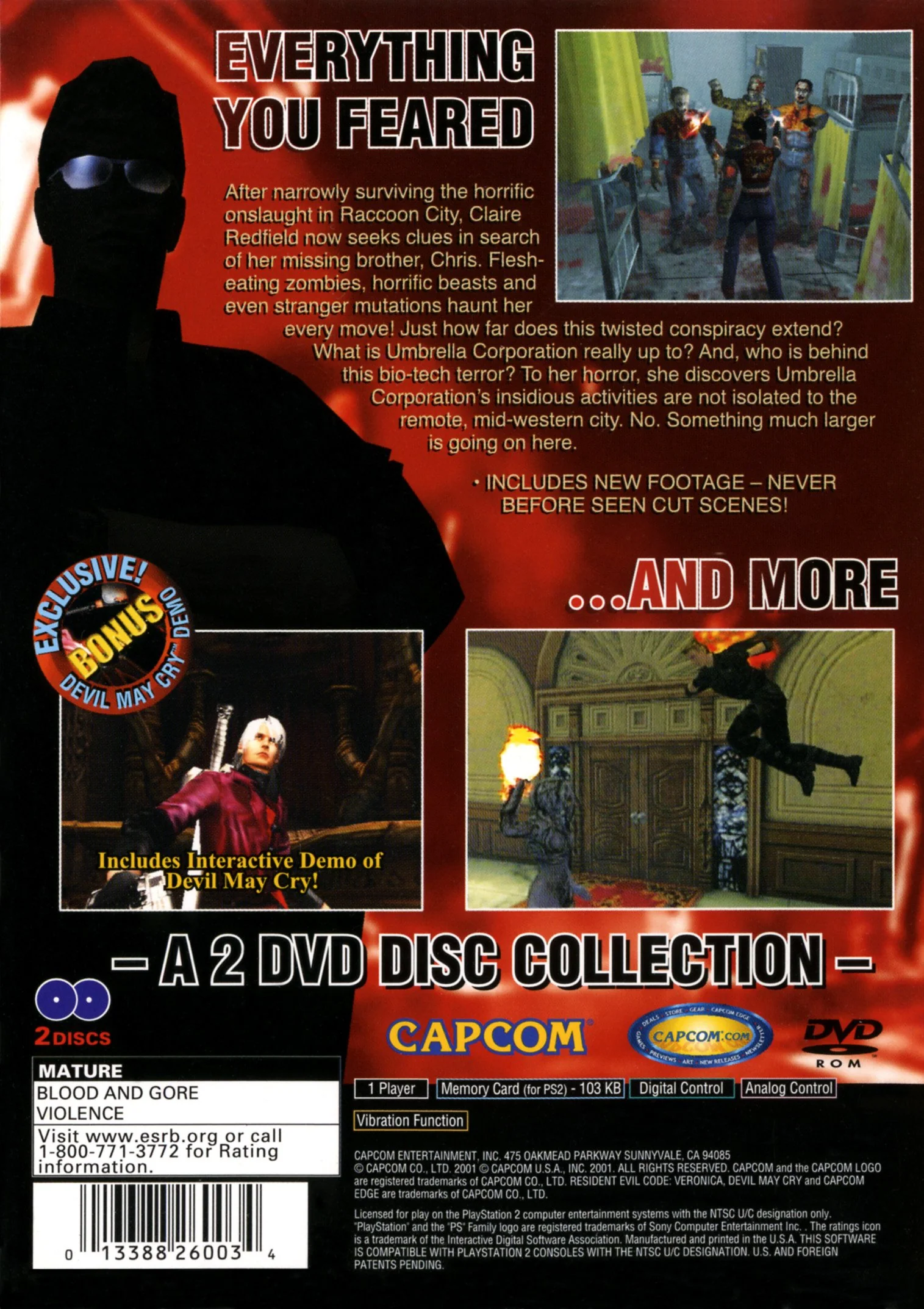 Resident Evil Code: Veronica X - PlayStation 2 - Image 2