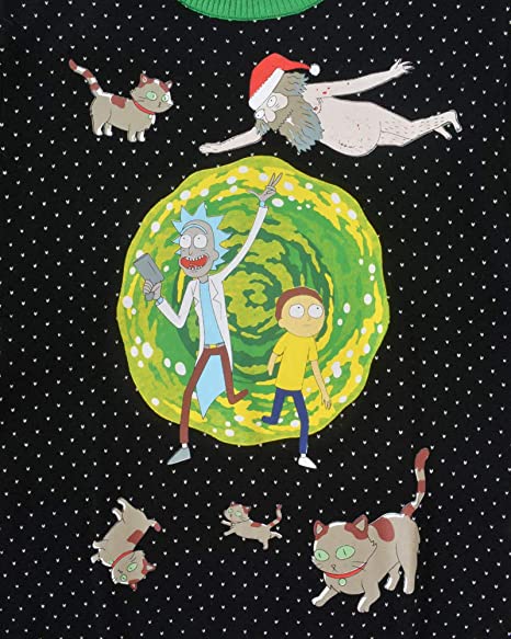 Rick & Morty Portal Jumper / Ugly Christmas Sweater - 3XL - Image 4