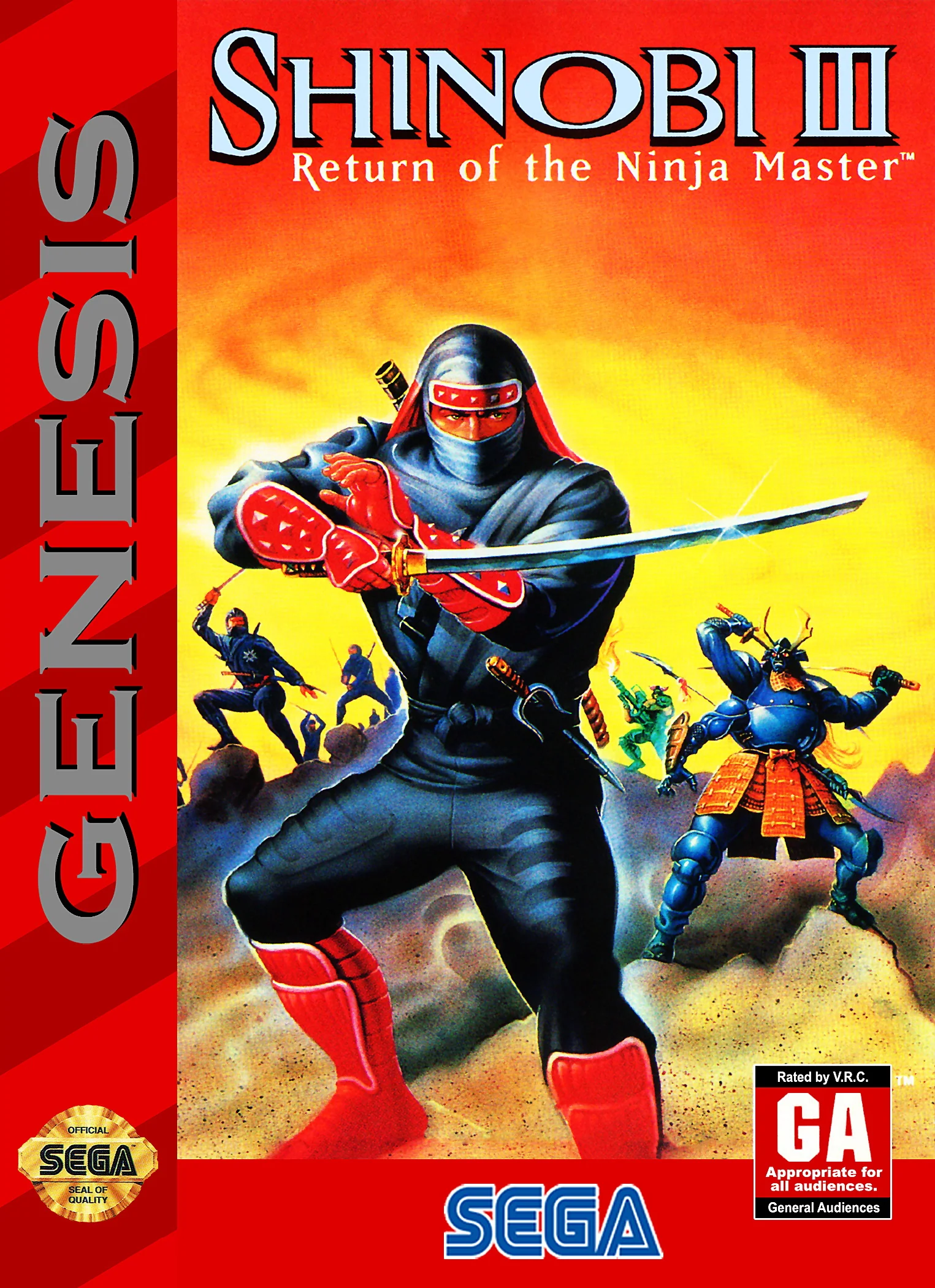 Shinobi III Return of the Ninja Master - Sega Genesis