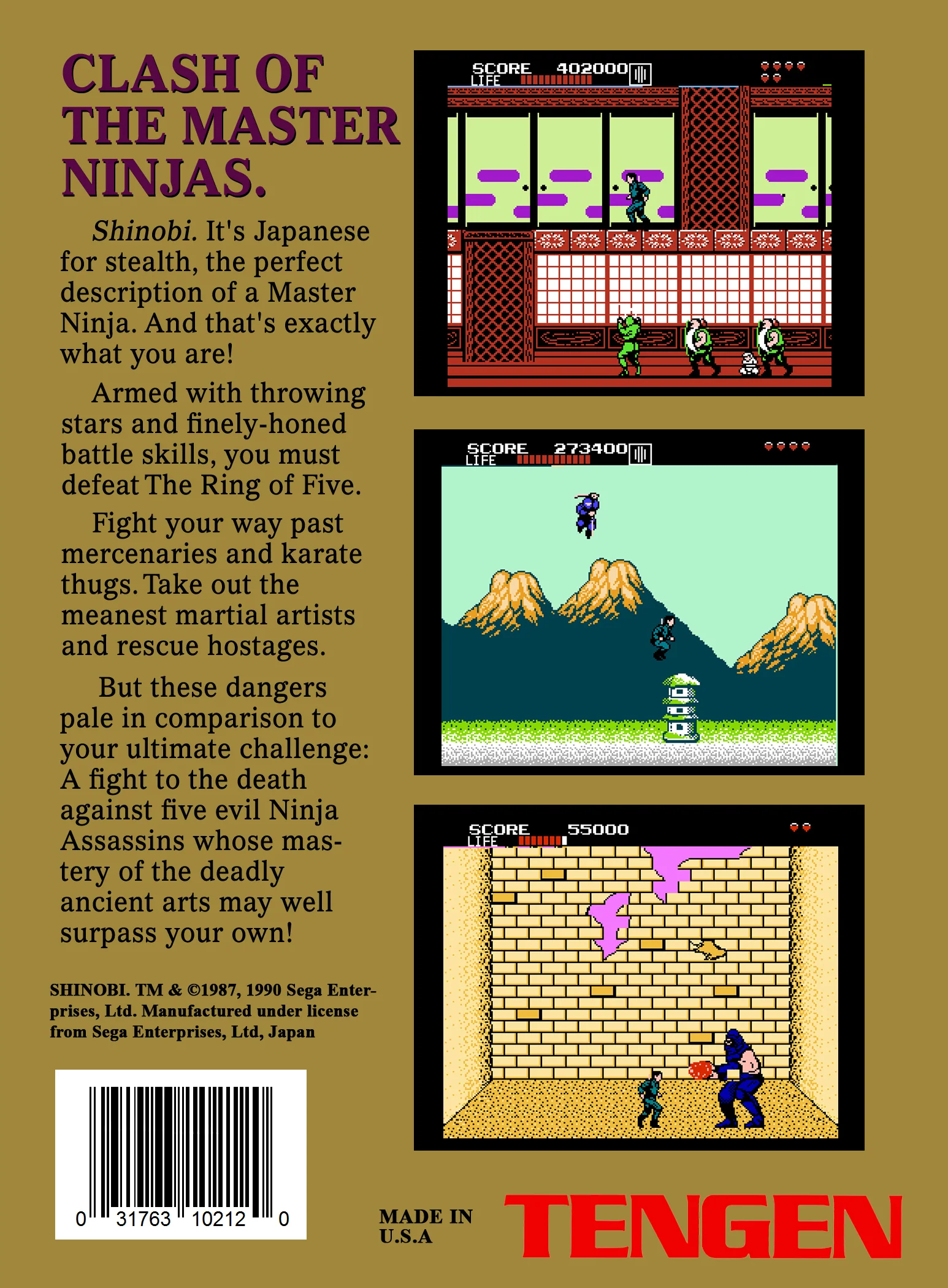 Shinobi - NES - Image 2