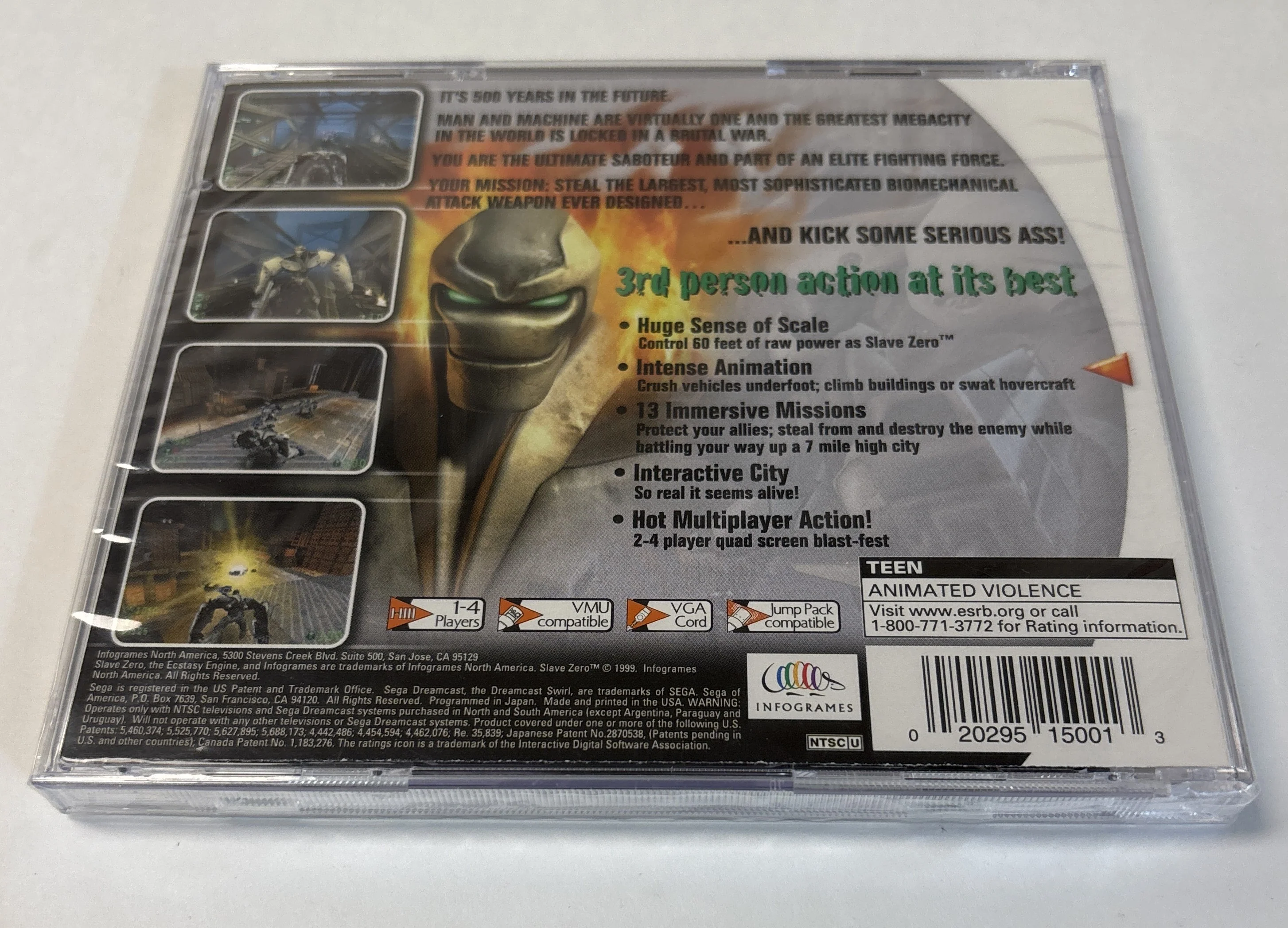 Slave Zero Sega Dreamcast Game Brand New & Factory Sealed! - Image 2