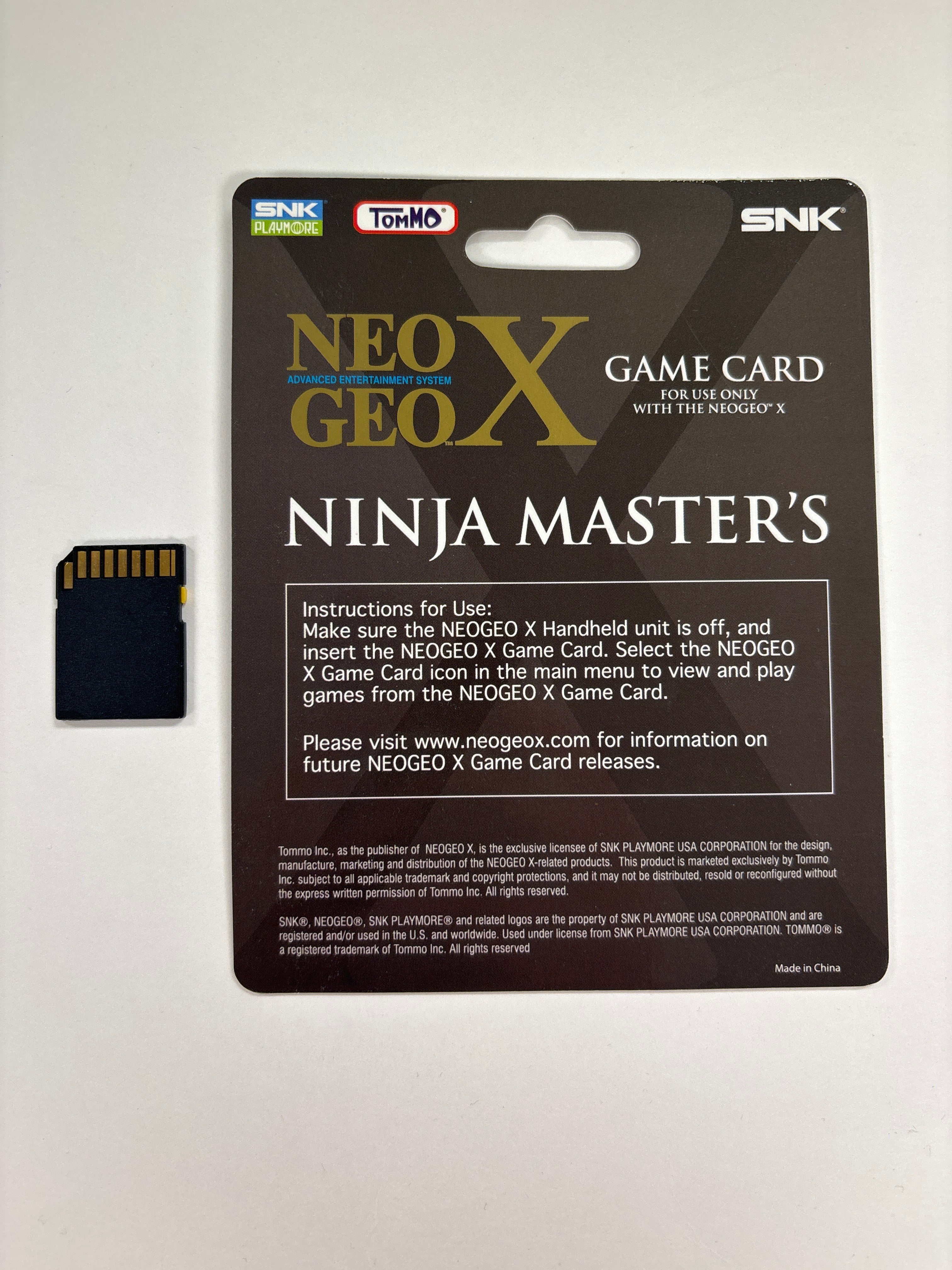 SNK Neo Geo X Gold Advanced Entertainment System Handheld W/ Ninja Master's Like New Condition! - Image 9