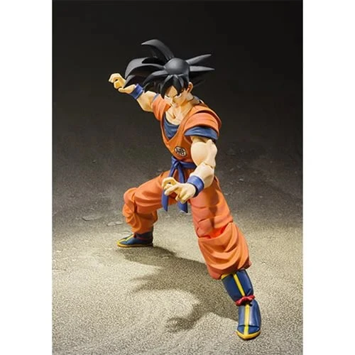 S.H.Figuarts Dragon Ball Z Son Goku A Saiyan Raised On Earth Action Figure - Image 4