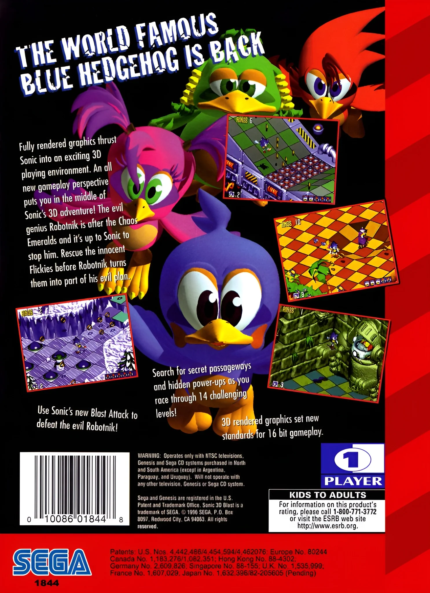 Sonic 3D Blast - Sega Genesis - Image 2