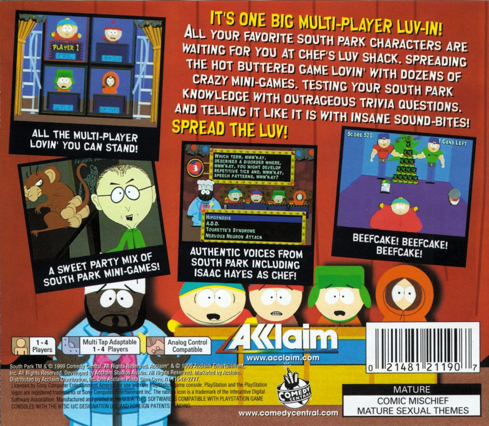 South Park Chef's Luv Shack - PlayStation - Image 2