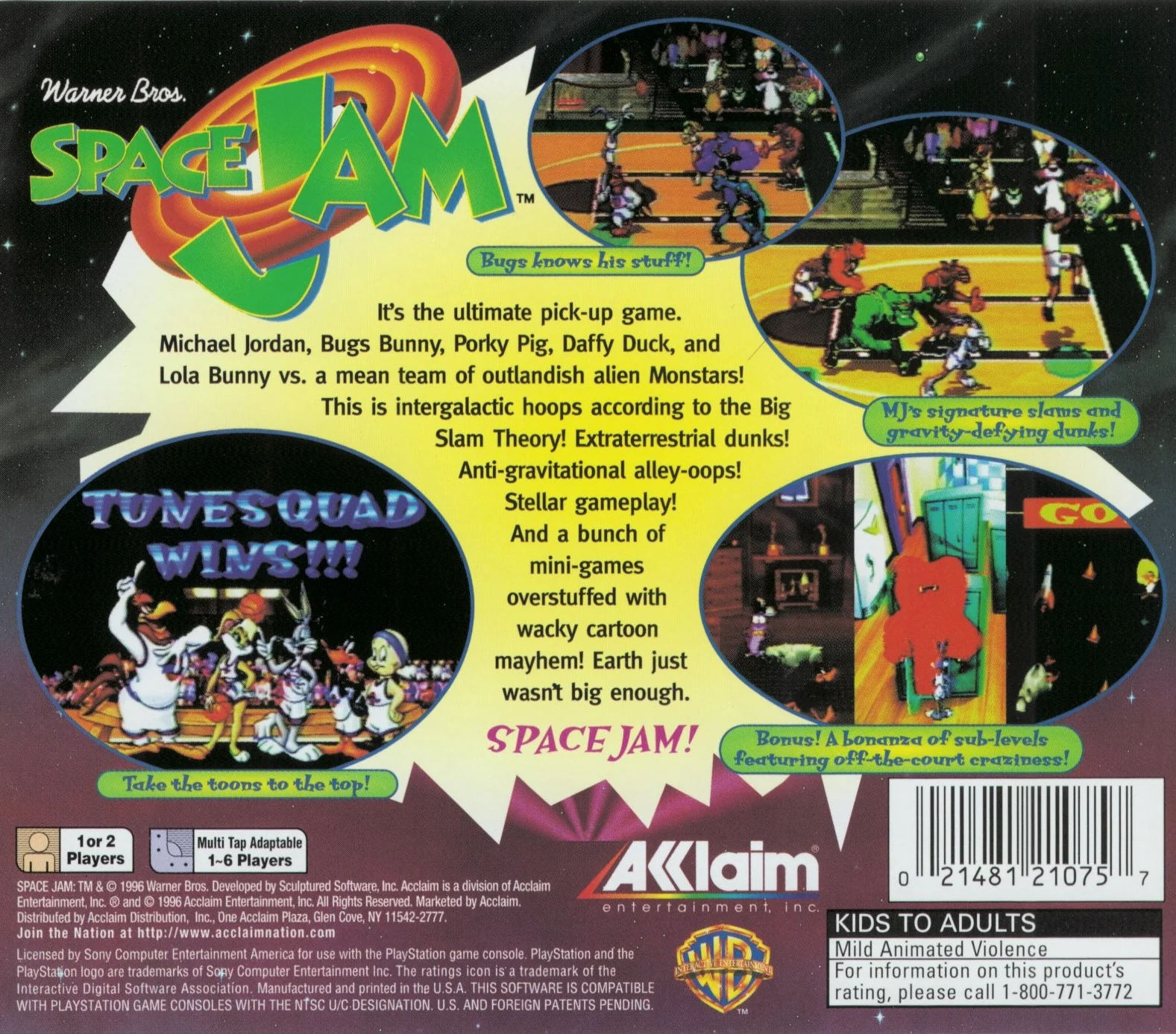 Space Jam - PlayStation - Image 2