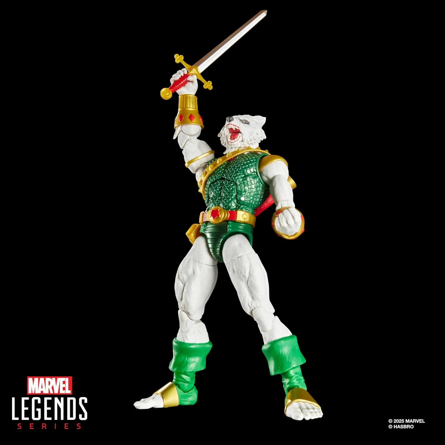 Marvel Legends Spider-Man Magic: The Gathering Man-Wolf 6" Action Figure and Card - Image 7