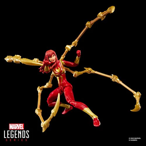 Marvel Legends Spider-Man Magic: The Gathering Mary Jane Watson Iron Spider 6" Action Figure & Card - Image 3
