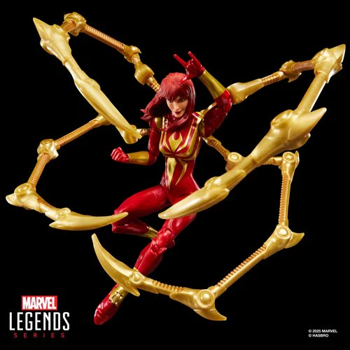 Marvel Legends Spider-Man Magic: The Gathering Mary Jane Watson Iron Spider 6" Action Figure & Card - Image 7