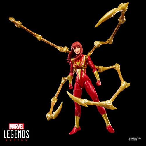 Marvel Legends Spider-Man Magic: The Gathering Mary Jane Watson Iron Spider 6" Action Figure & Card - Image 8