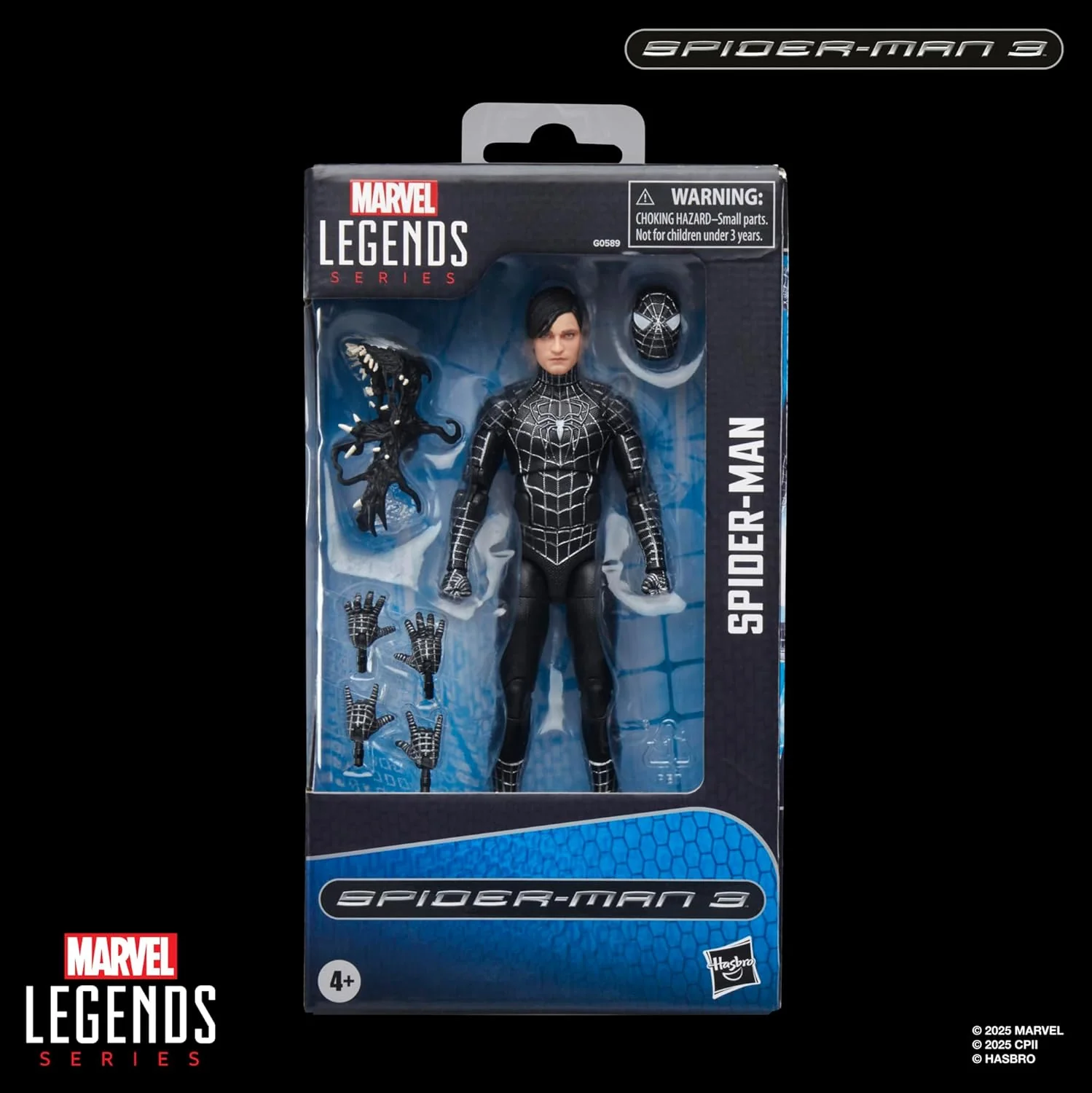 Marvel Legends Spider-Man Spider-Man 3 Symbiote Suit 6" Action Figure