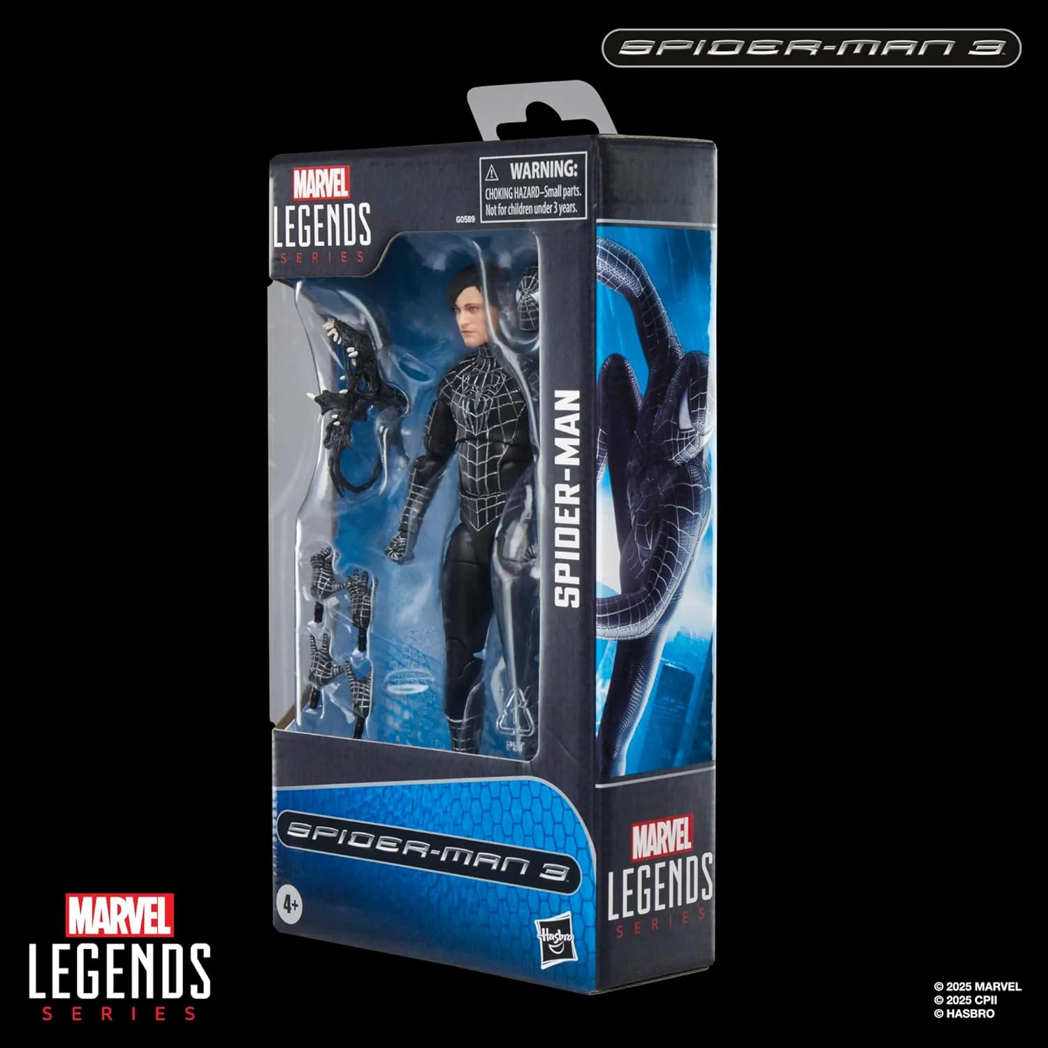 Marvel Legends Spider-Man Spider-Man 3 Symbiote Suit 6" Action Figure - Image 2