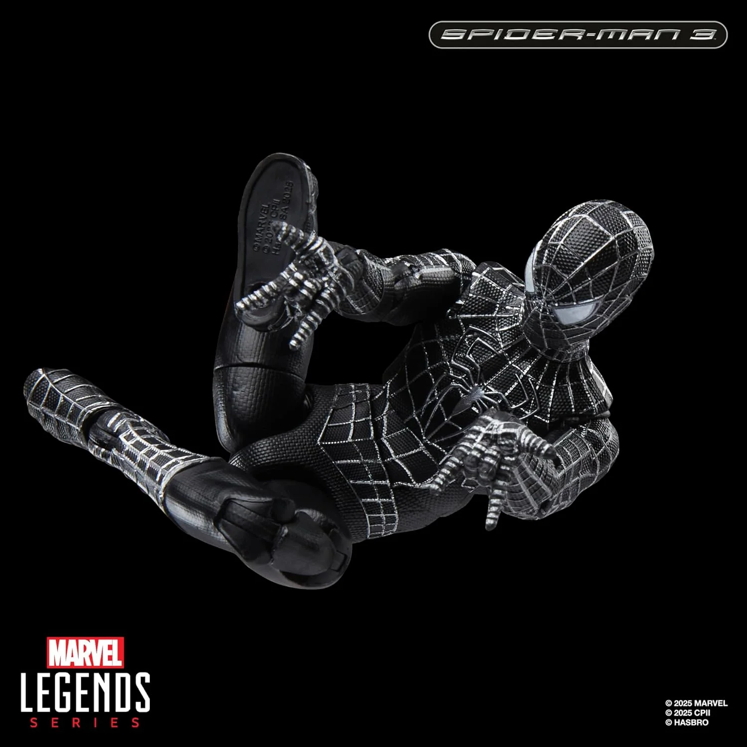 Marvel Legends Spider-Man Spider-Man 3 Symbiote Suit 6" Action Figure - Image 7