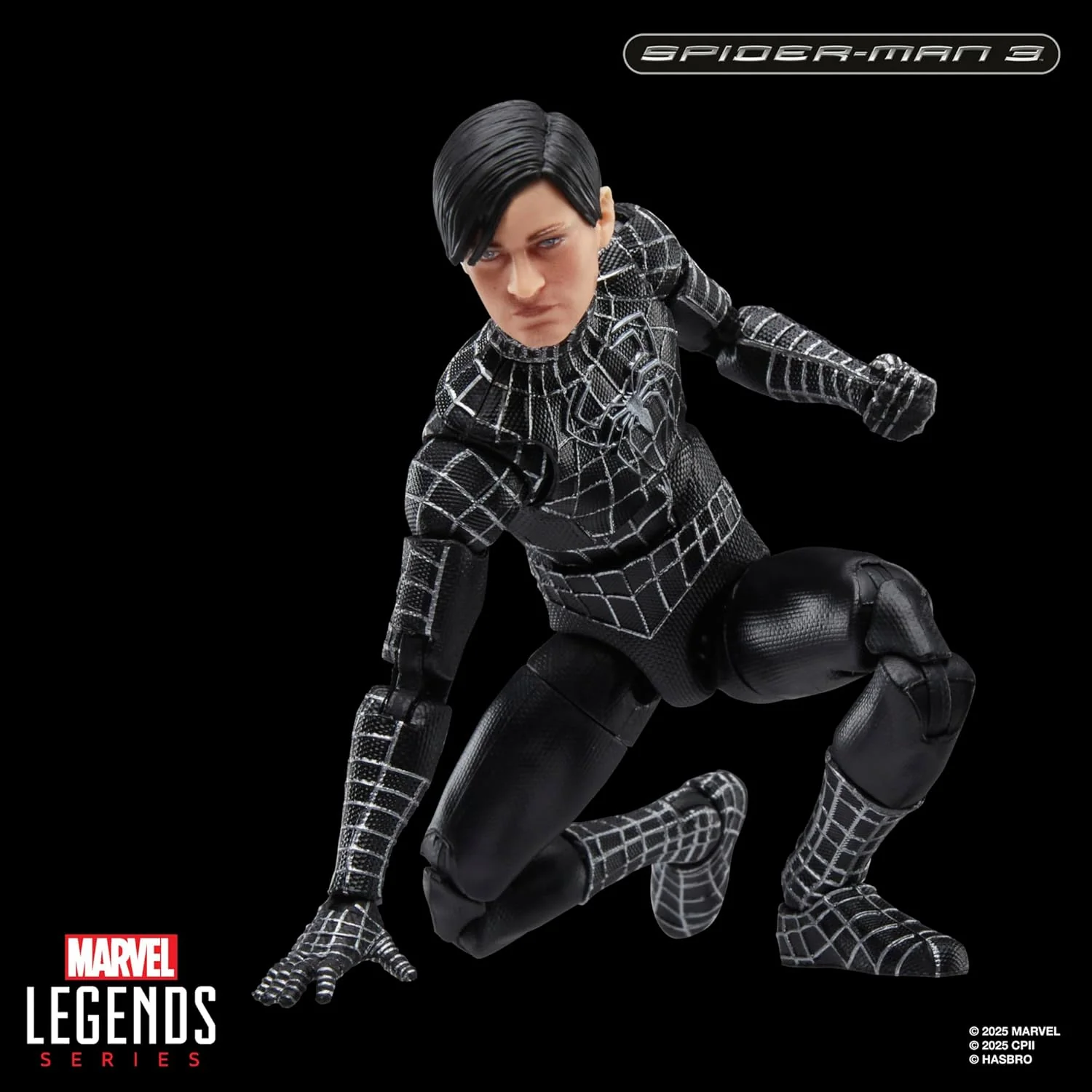 Marvel Legends Spider-Man Spider-Man 3 Symbiote Suit 6" Action Figure - Image 9