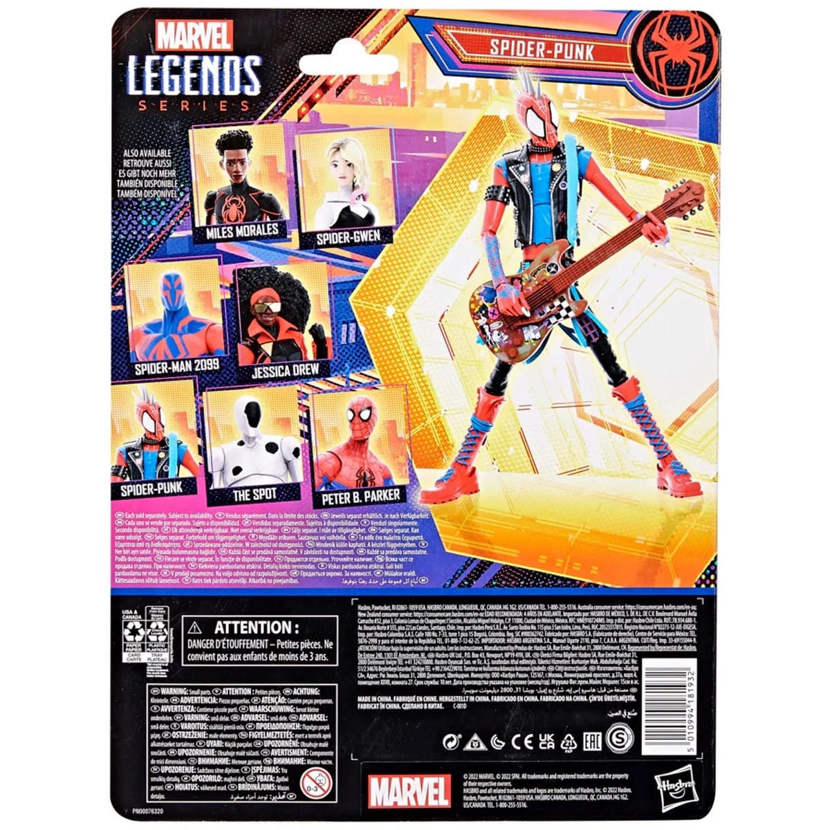 Marvel Legends Spider-Man Spider-Verse Spider-Punk - Image 2