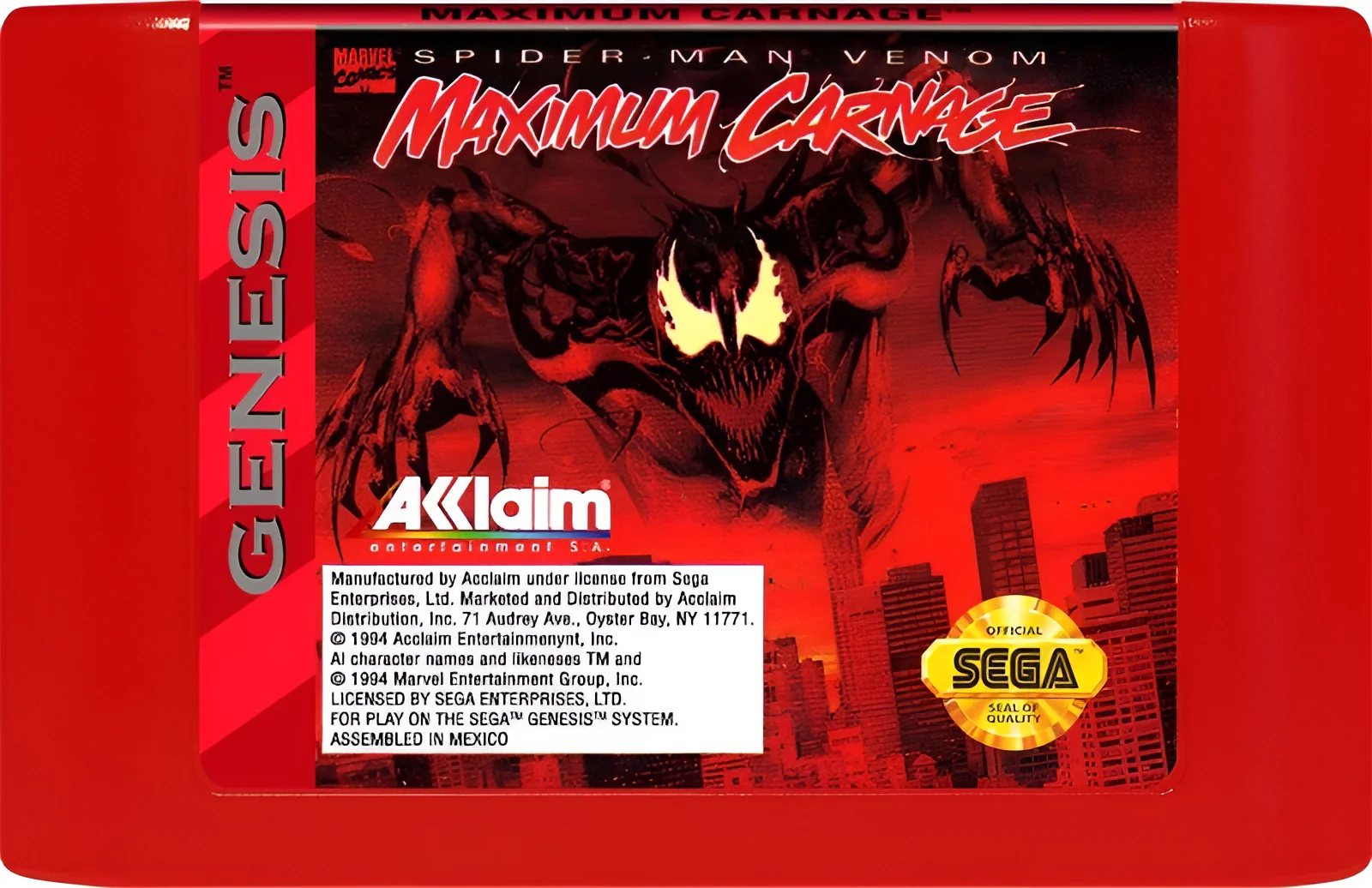 Spiderman Maximum Carnage - Sega Genesis - Image 3