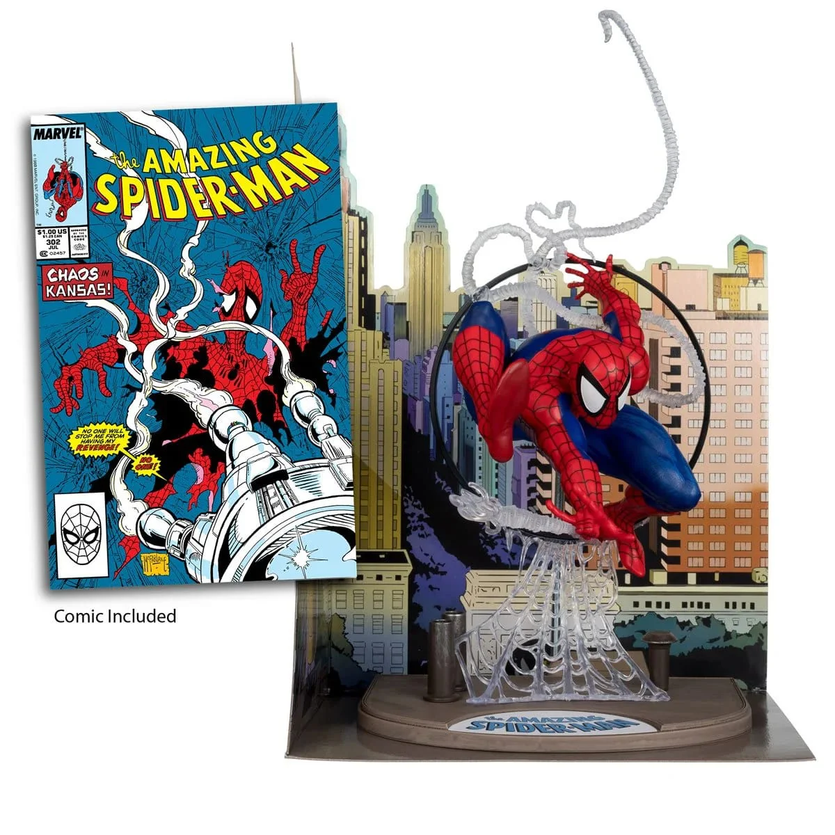 Marvel Spider-Man The Amazing Spider-Man #301 1:6th Scale Posed Figure - Image 4