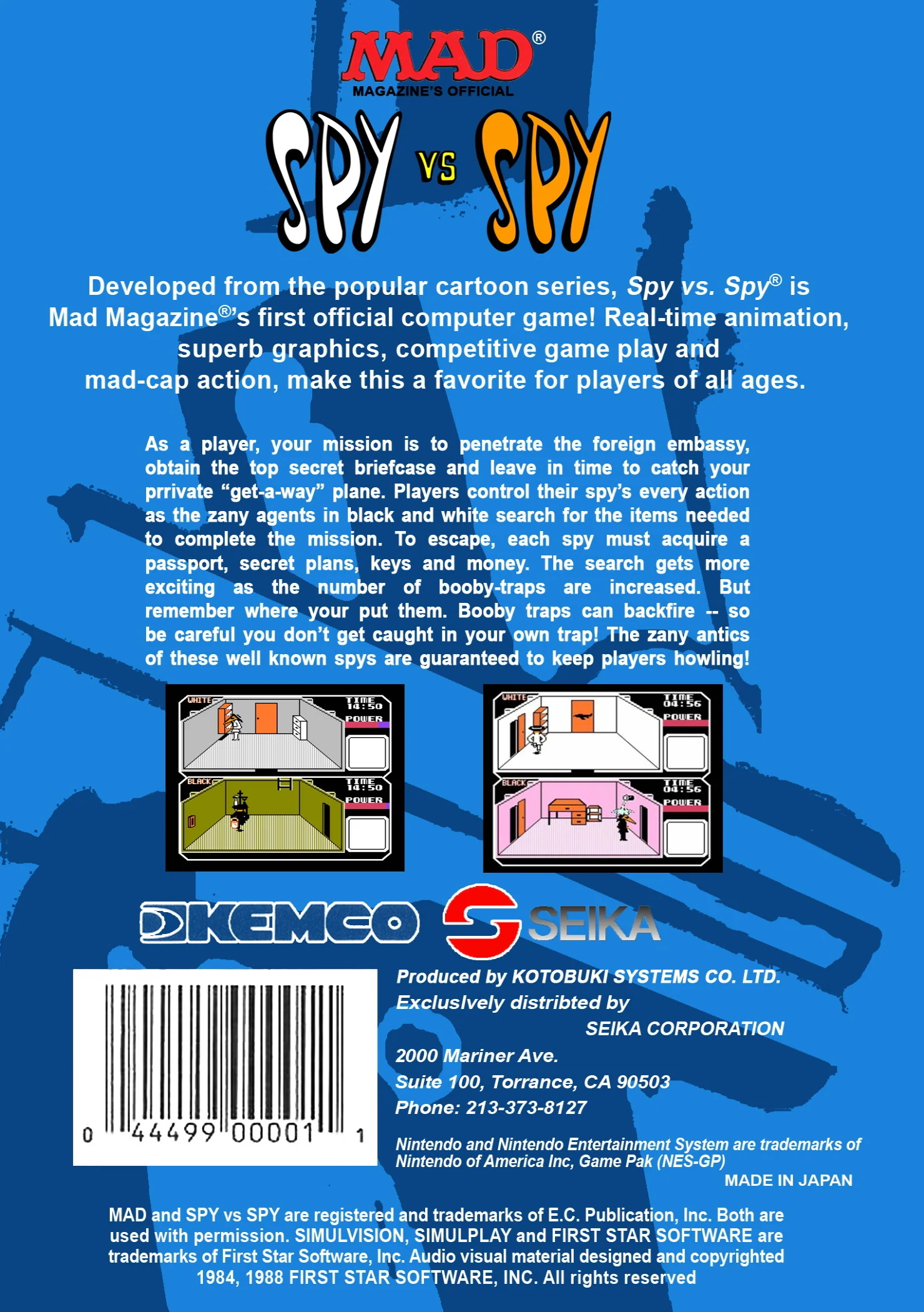 Spy vs Spy - NES - Image 2