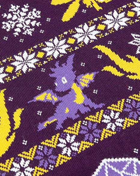 Spyro The Dragon Fairisle Jumper / Ugly Christmas Sweater - XS - Image 4