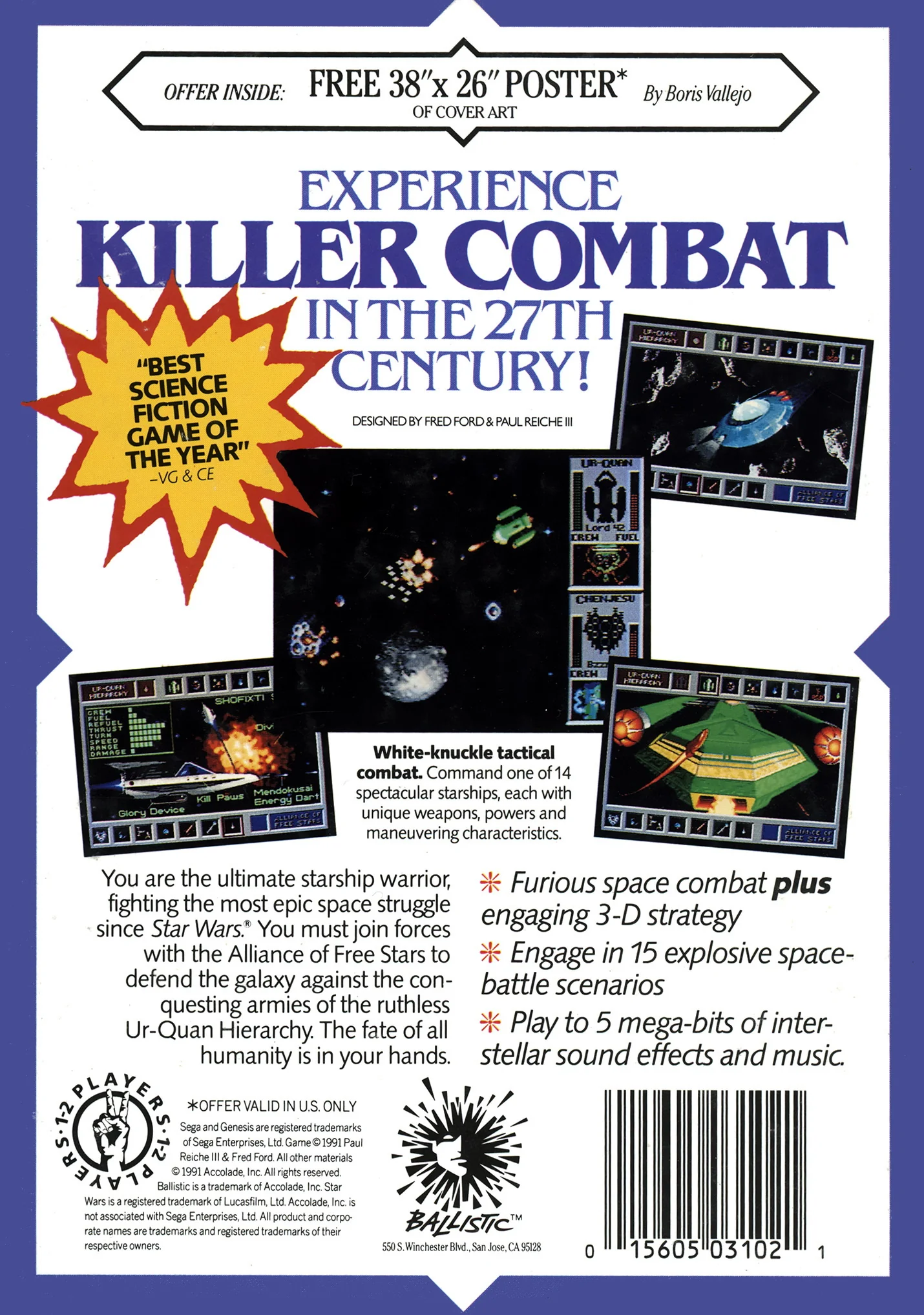 Star Control - Sega Genesis - Image 2