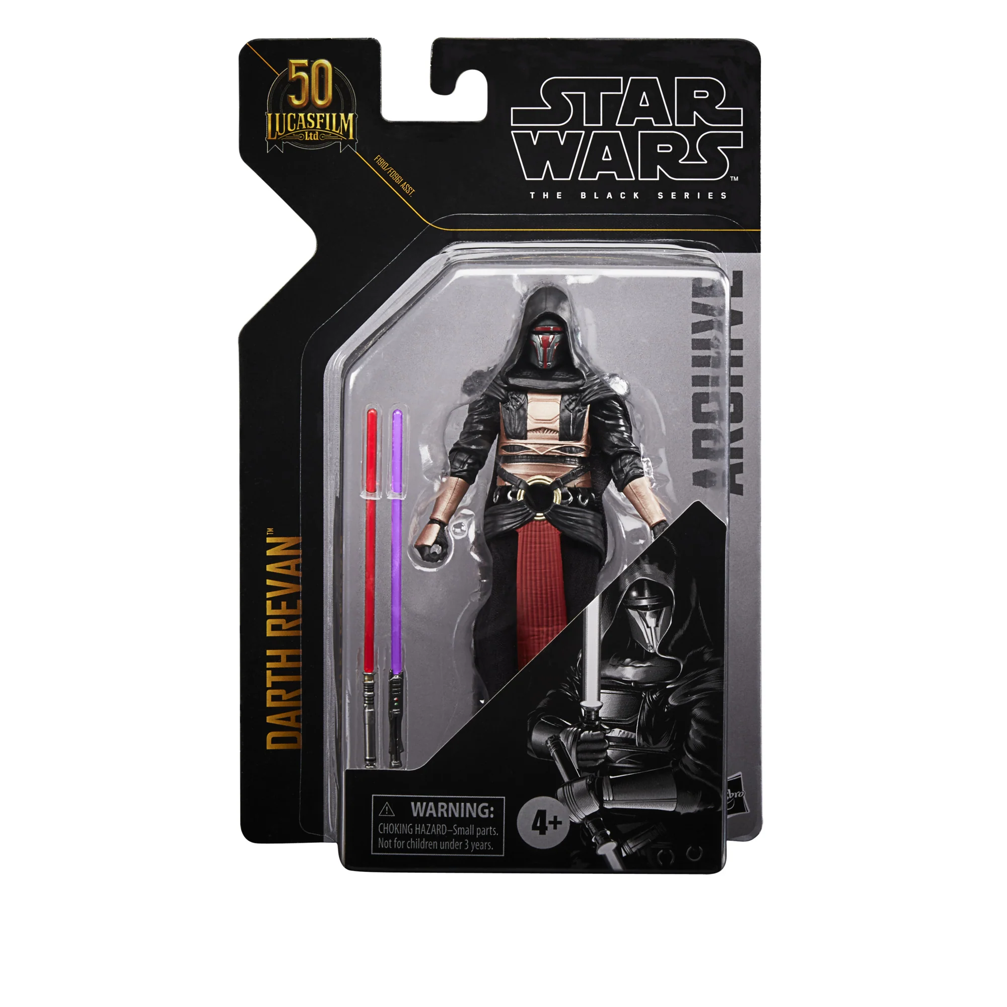 Star Wars: The Black Series - Darth Revan (Lucasfilm 50th Anniversary) Archive Action Figure - Image 2