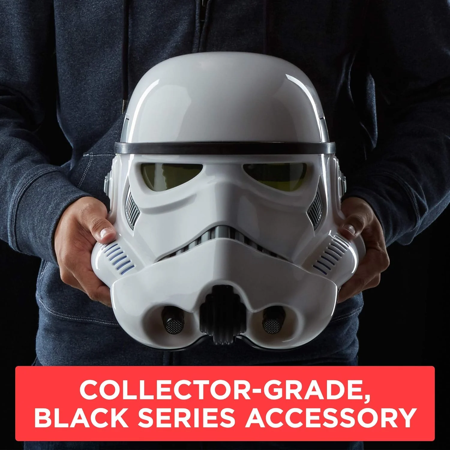 Star Wars: The Black Series - Imperial Stormtrooper Electronic Voice Changer Helmet - Image 3