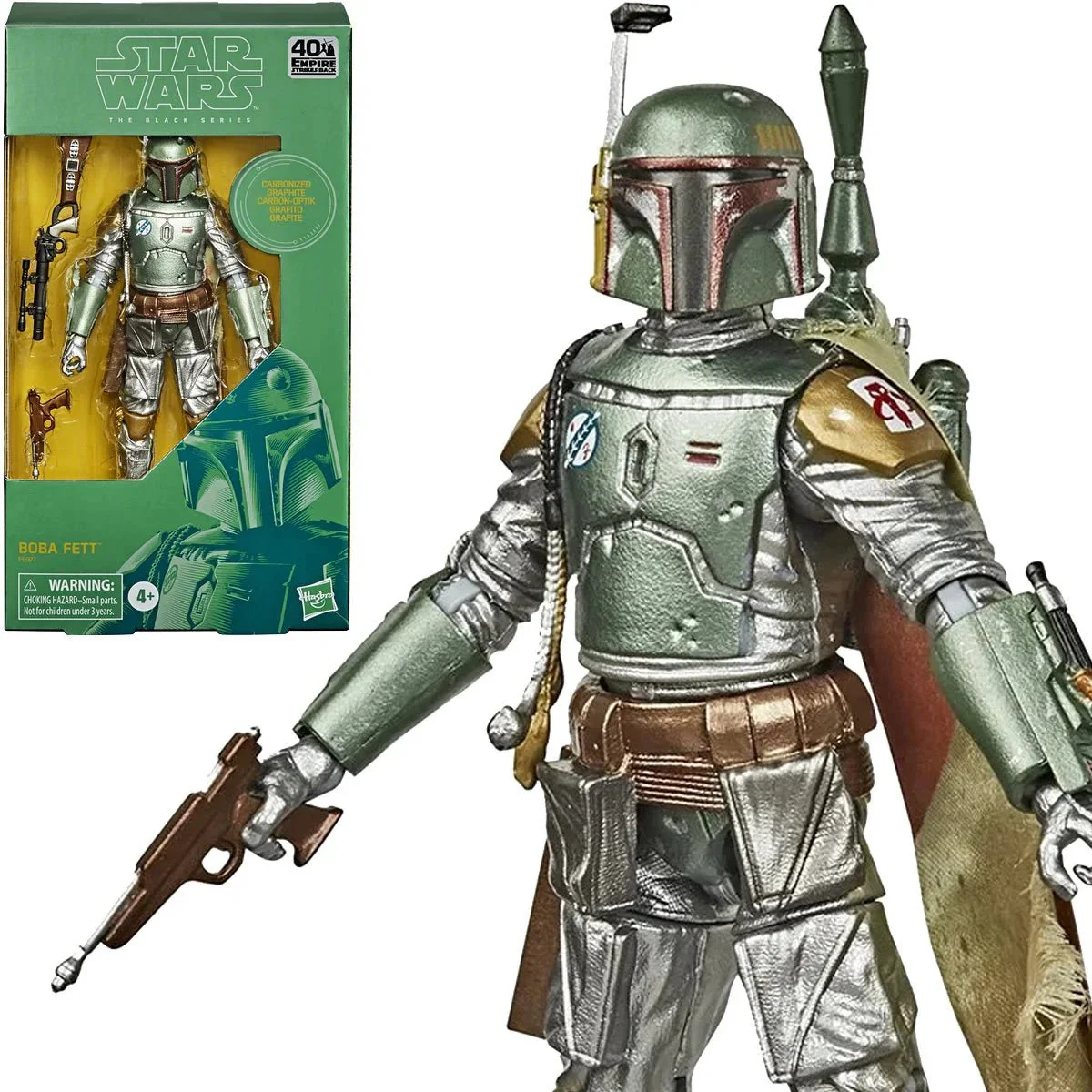 Star Wars: The Black Series - Boba Fett Carbonized Collection Action Figure