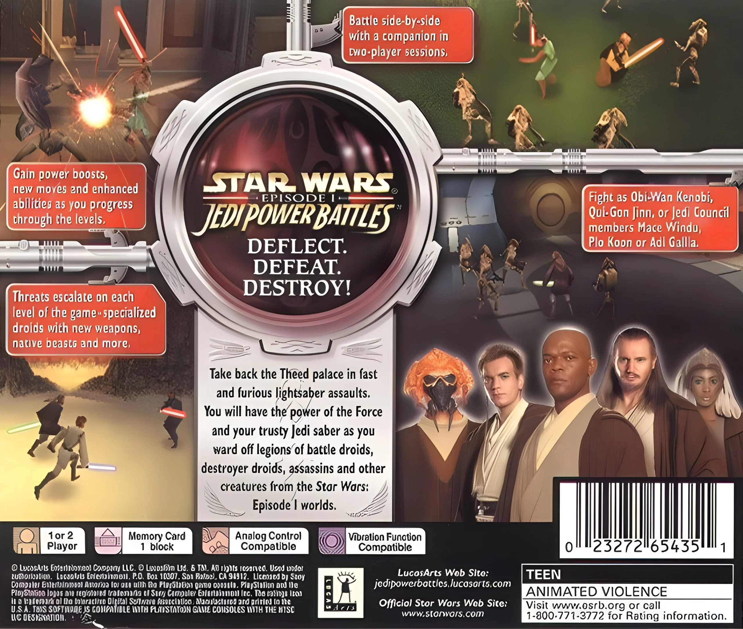 Star Wars Episode I: Jedi Power Battles - PlayStation - Image 2