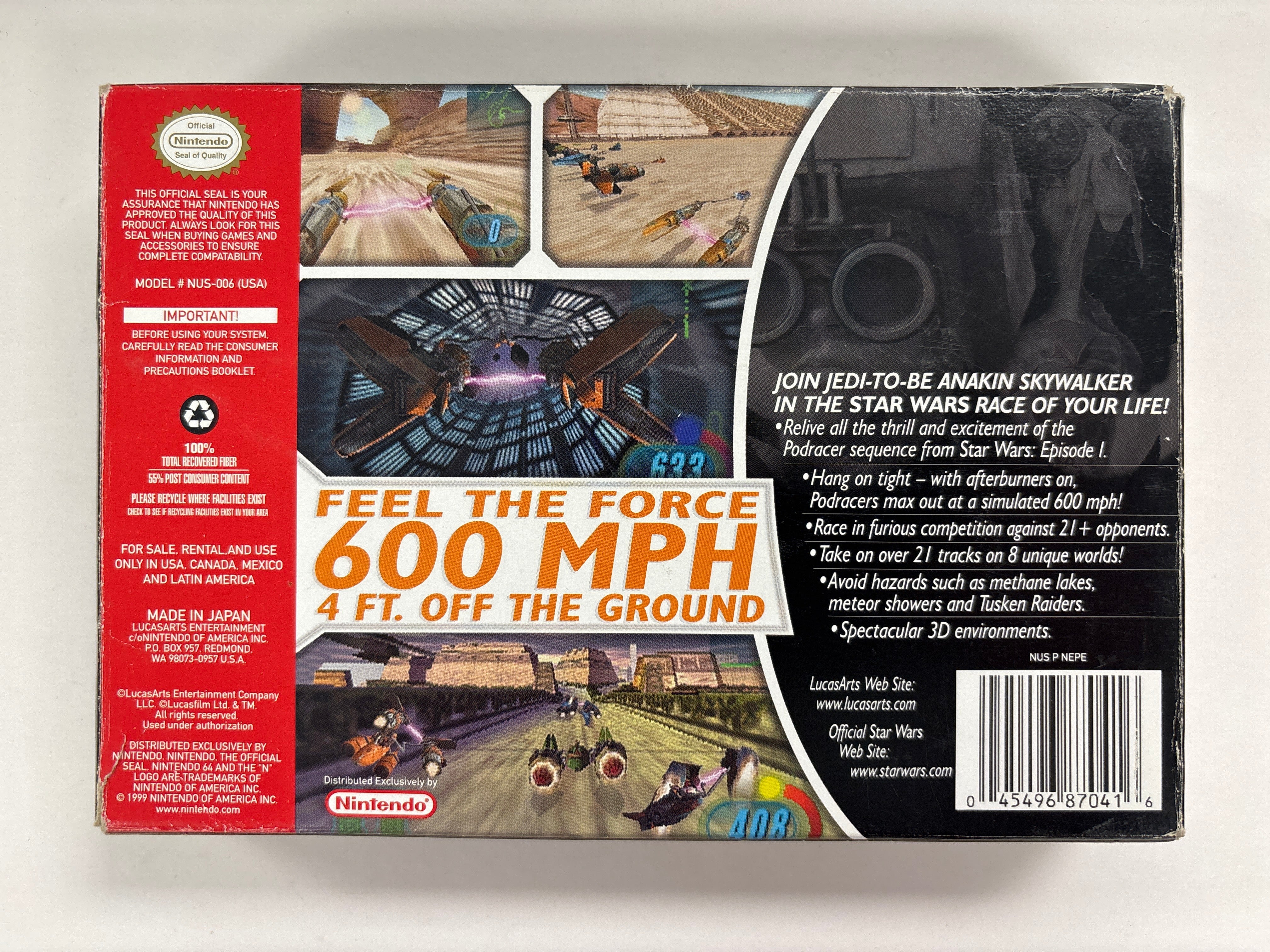 Star Wars Episode I Racer - Nintendo 64 N64 Complete In Box! - Image 3