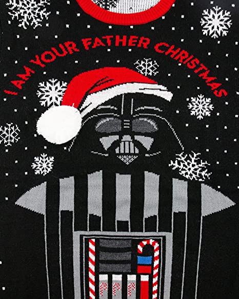 Star Wars 'I Am Your Father' Darth Vader Jumper / Ugly Christmas Sweater - 2XS - Image 3