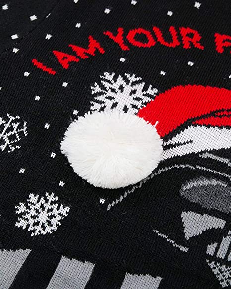 Star Wars 'I Am Your Father' Darth Vader Jumper / Ugly Christmas Sweater - 2XS - Image 4