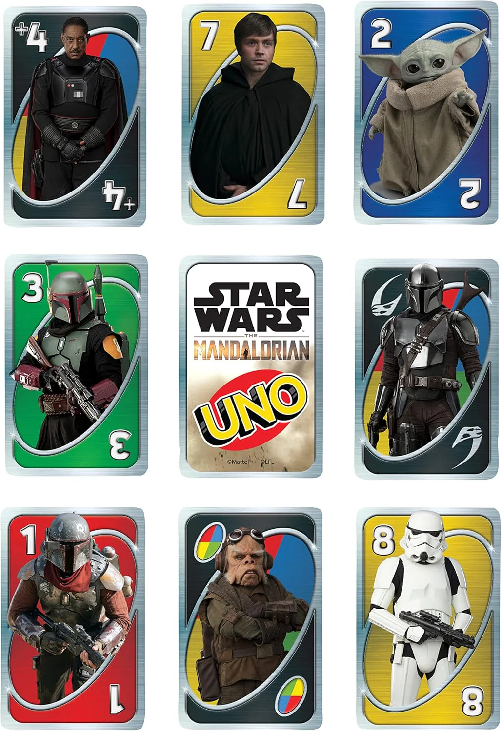 Star Wars: The Mandalorian UNO Card Game - Image 6